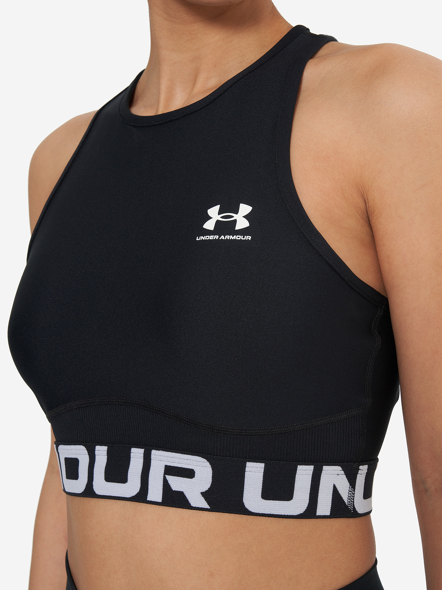 фото Майка женская under armour, черный