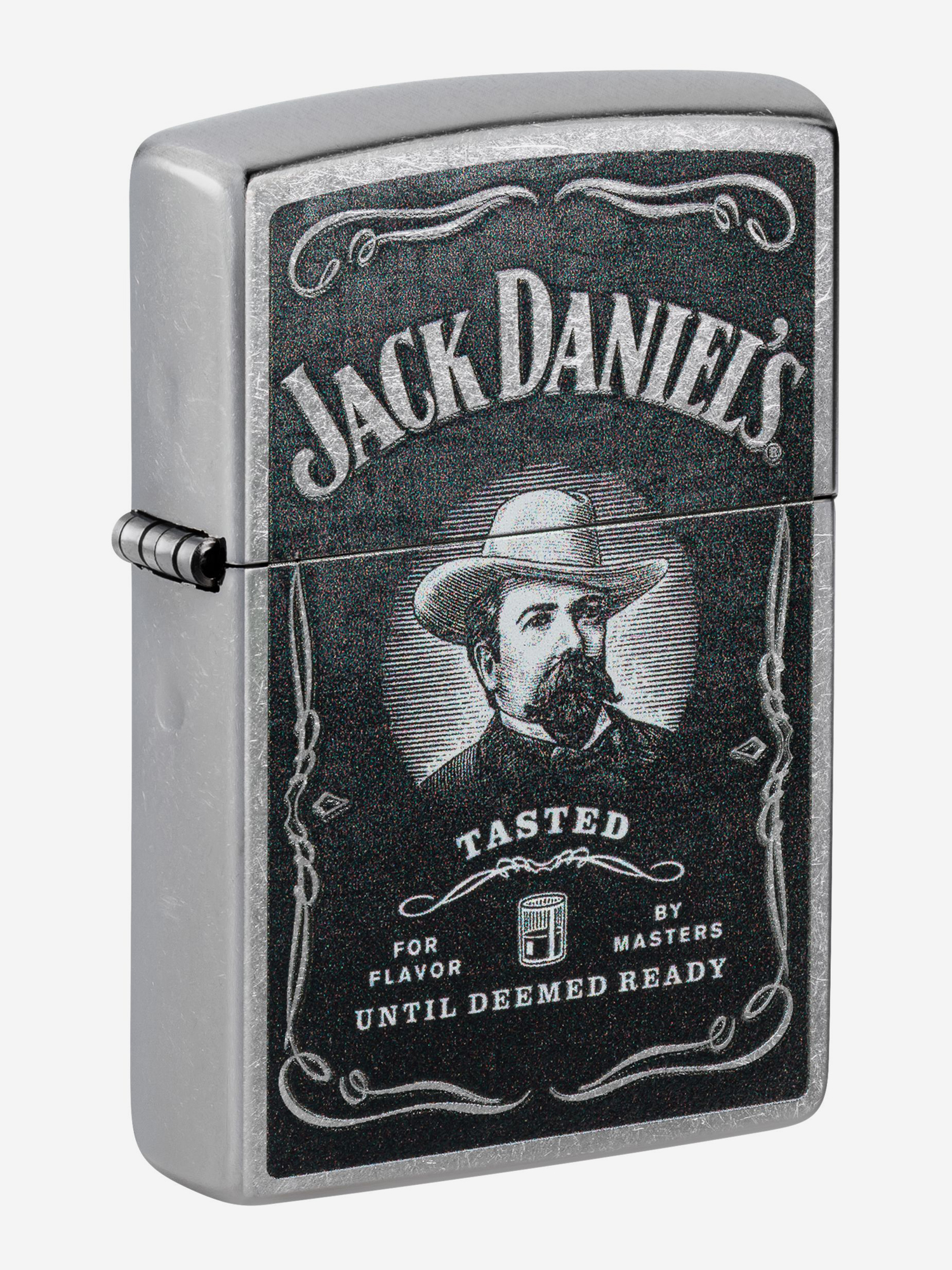 

Зажигалка бензиновая ZIPPO 48748 Jack Daniels, Серебряный