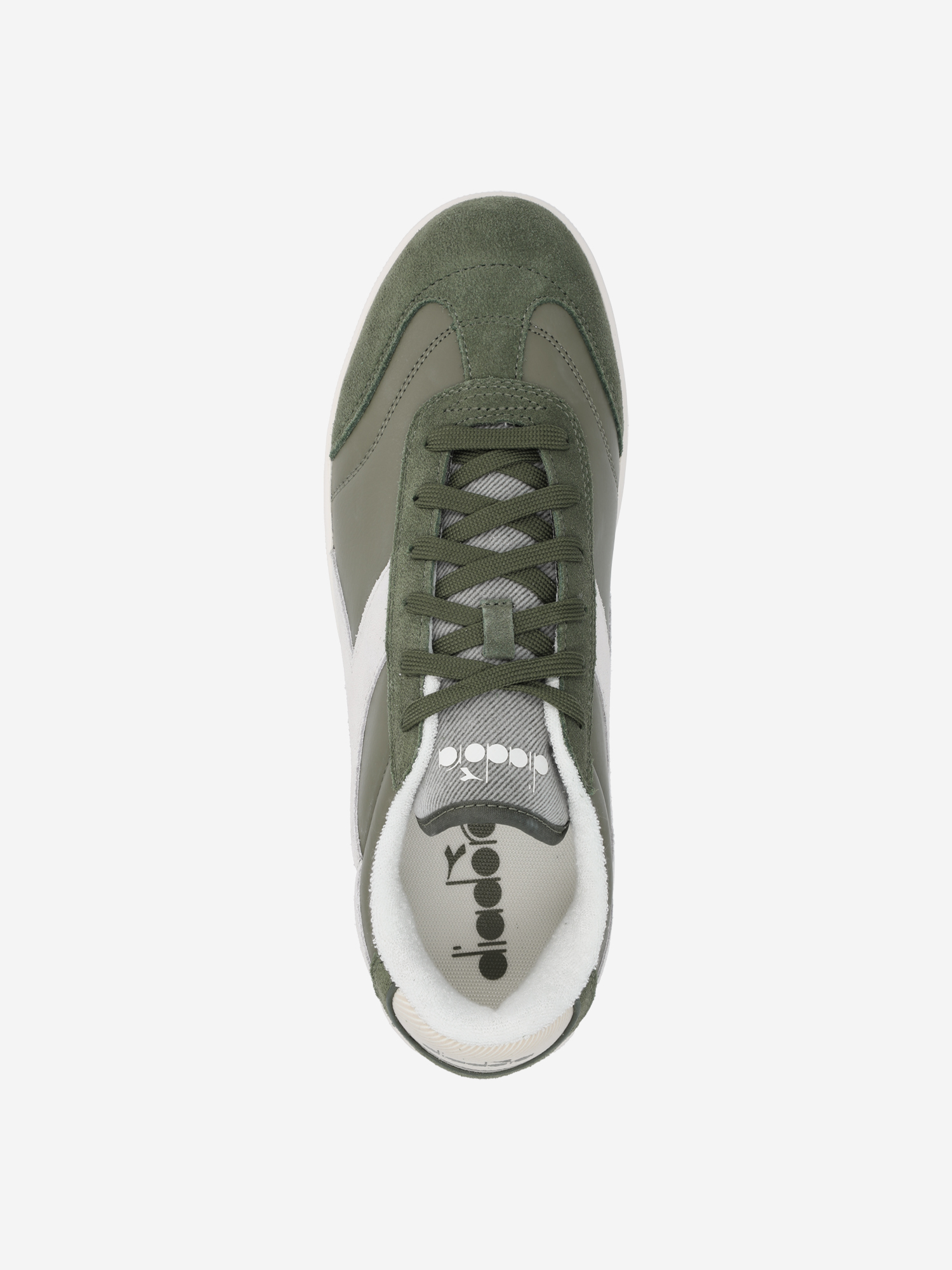 фото Кеды мужские diadora kick sl, зеленый