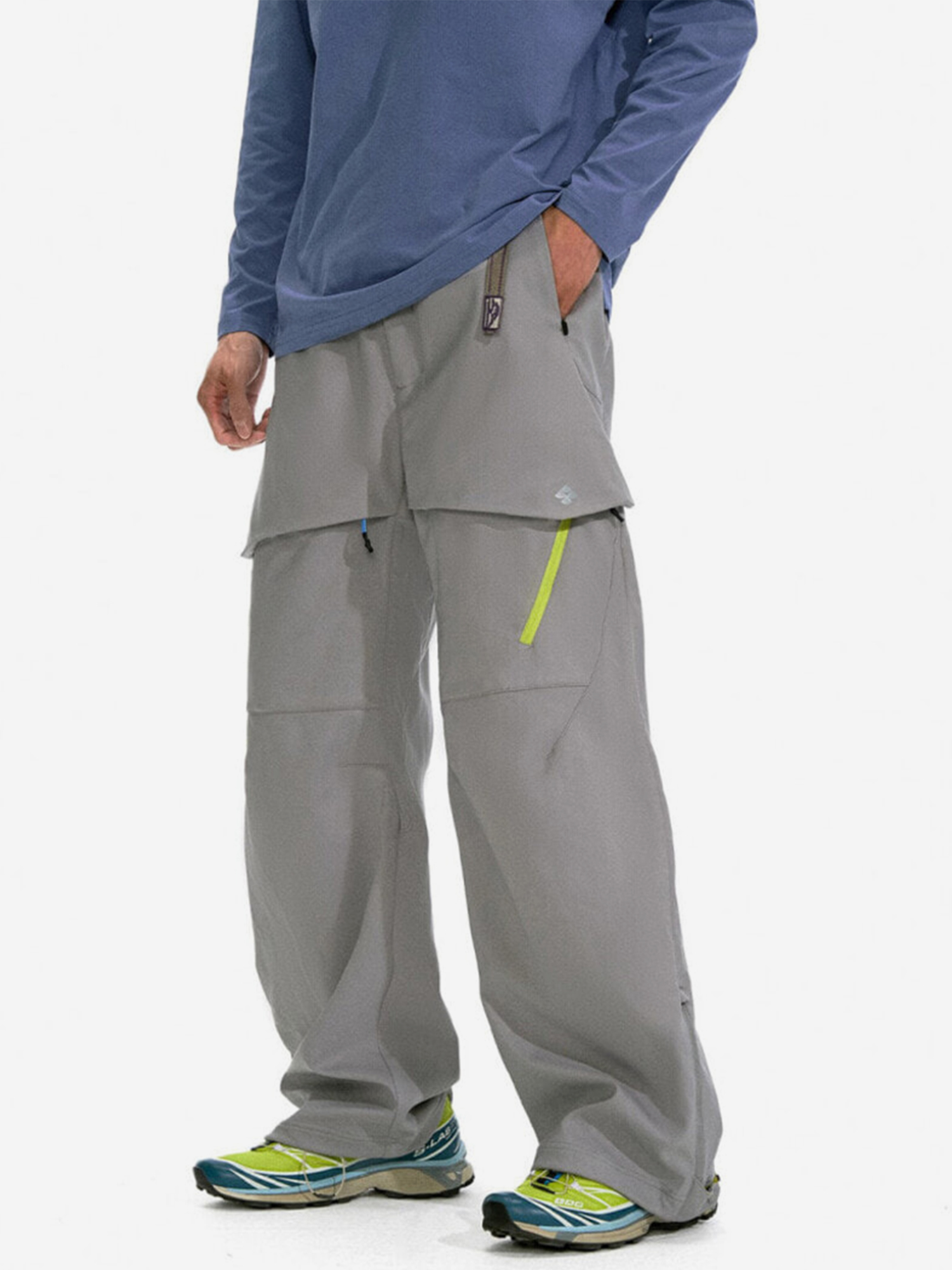 Изображение товара Брюки унисекс NOTHOMME Moderate Straight Fit Pants, Серый Изображение товара Брюки унисекс NOTHOMME Moderate Straight Fit Pants, Серый