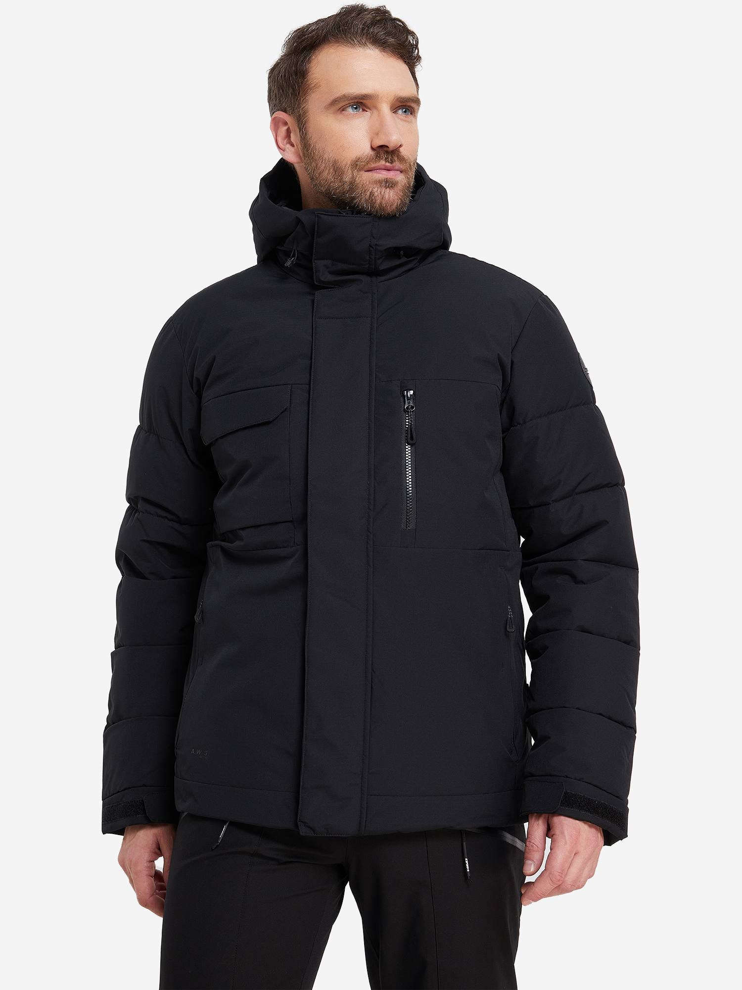 Куртка утепленная мужская IcePeak Carver, Черный куртка утепленная мужская icepeak albers
