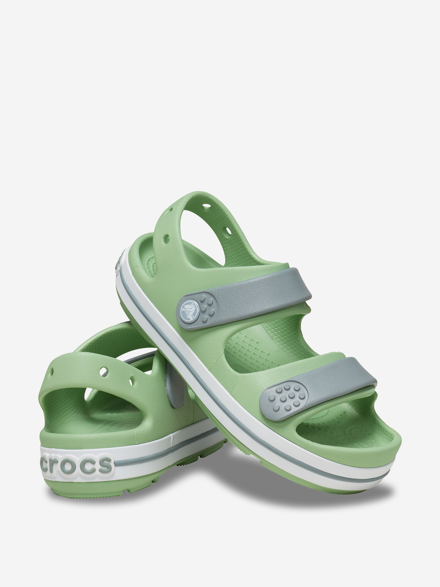 Сандалии детские Crocs Crocband Cruiser Sandal K, Зеленый 209423C1G-3WD, размер 29 - фото 3