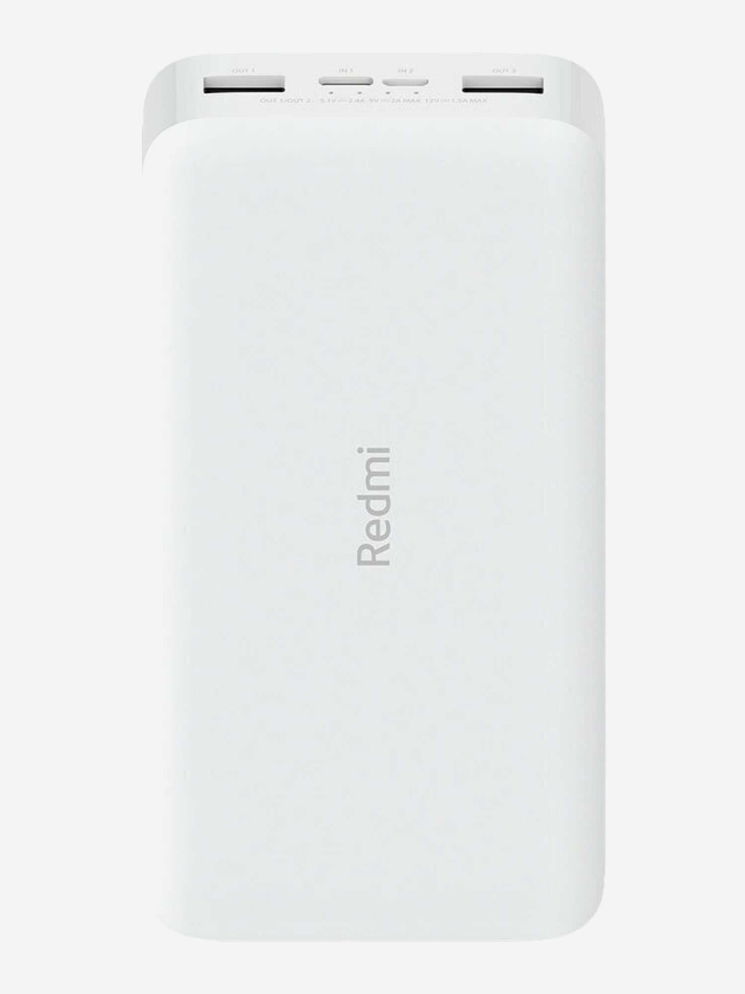 

Аккумулятор Xiaomi Redmi Power Bank Fast Charge 20000 белый, Белый