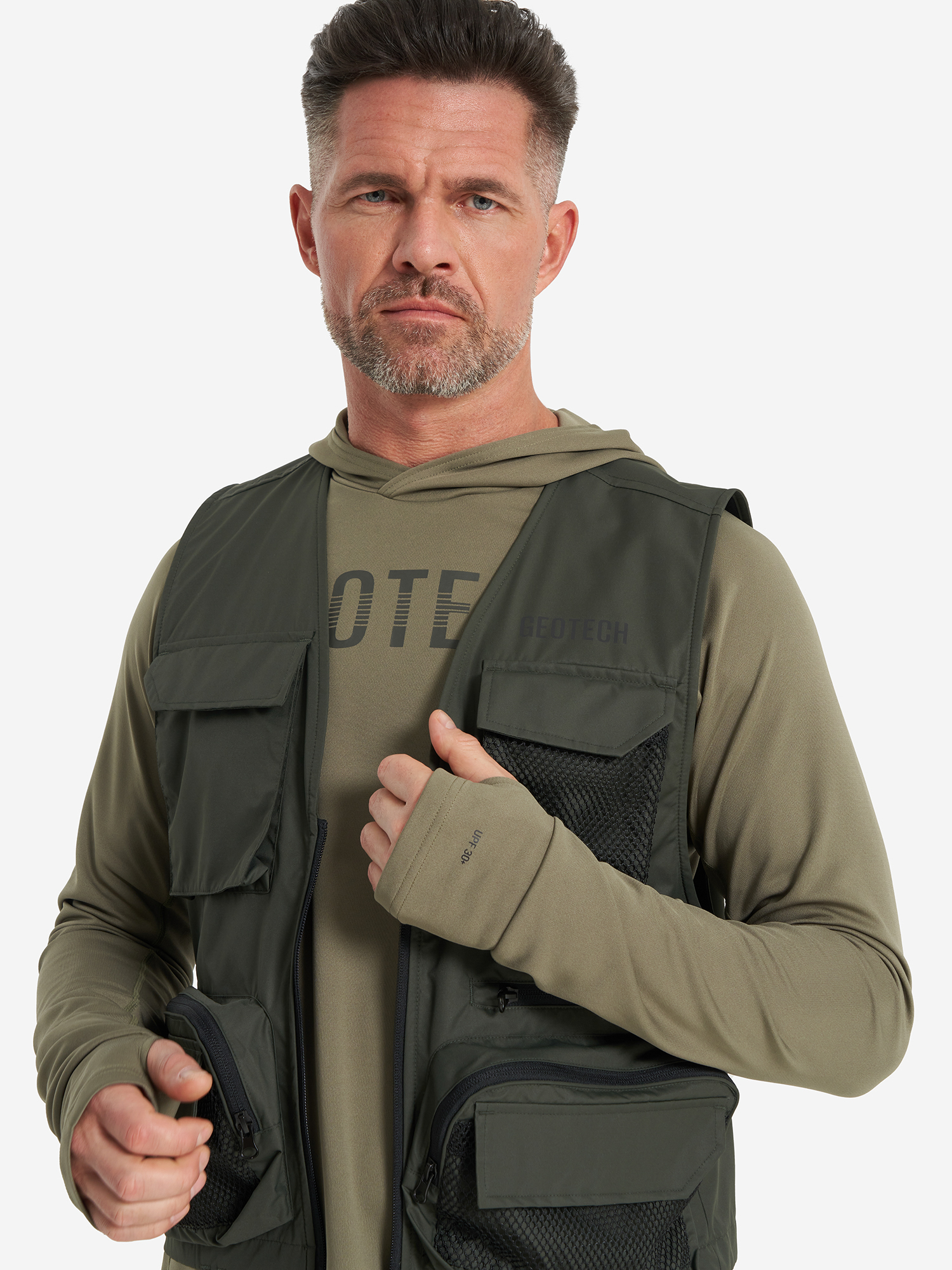 

Жилет мужской Geotech, Зеленый