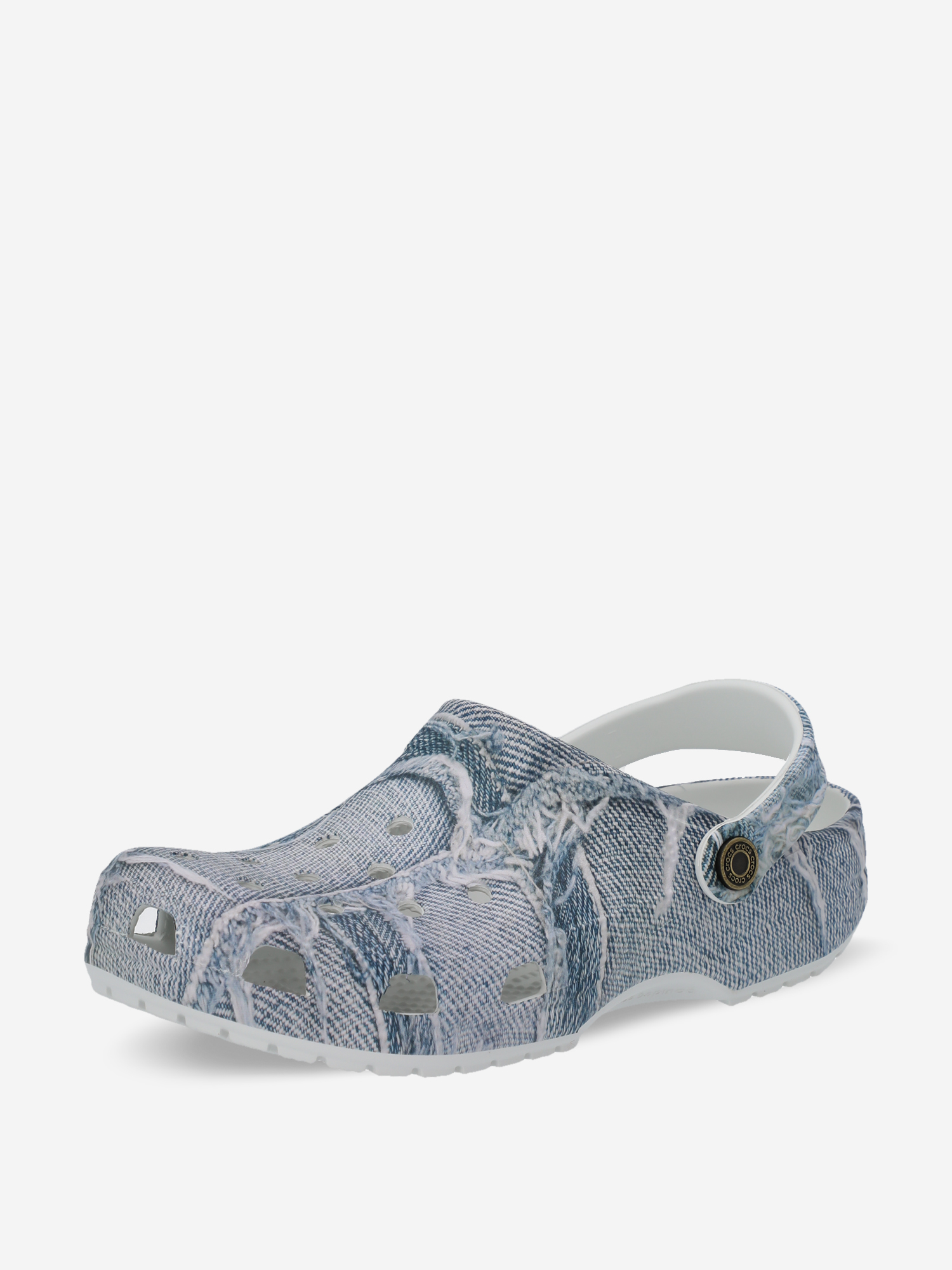 Сабо Crocs Classic Denim Clog, Голубой