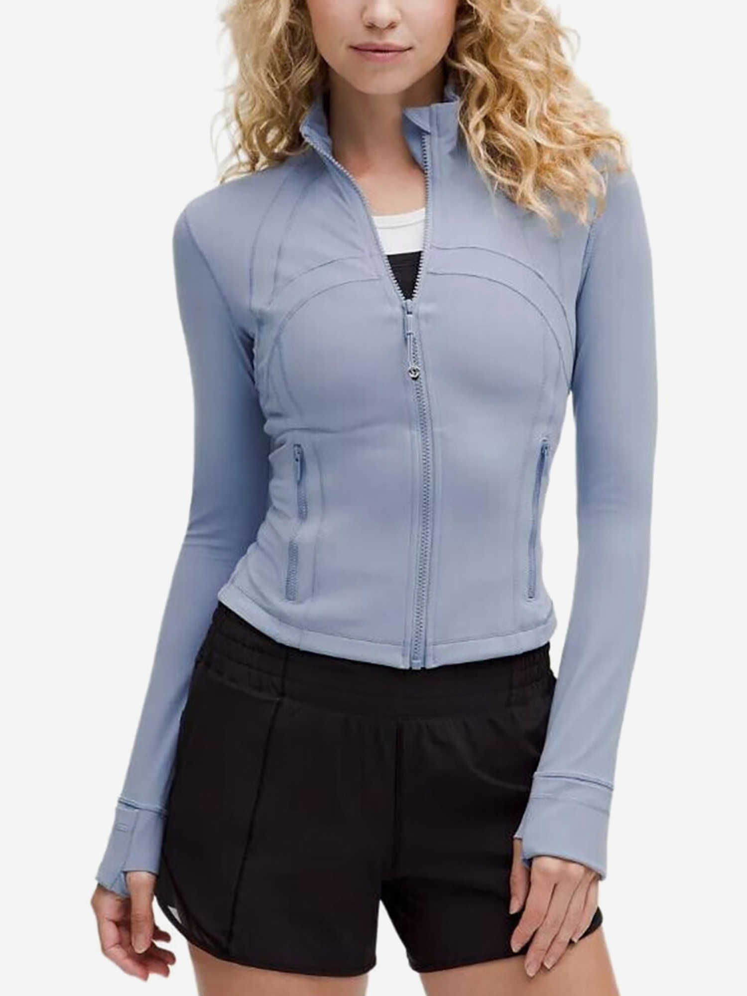 Изображение товара Define Yoga Coat - голубая кофта Lululemon 50-70 символов