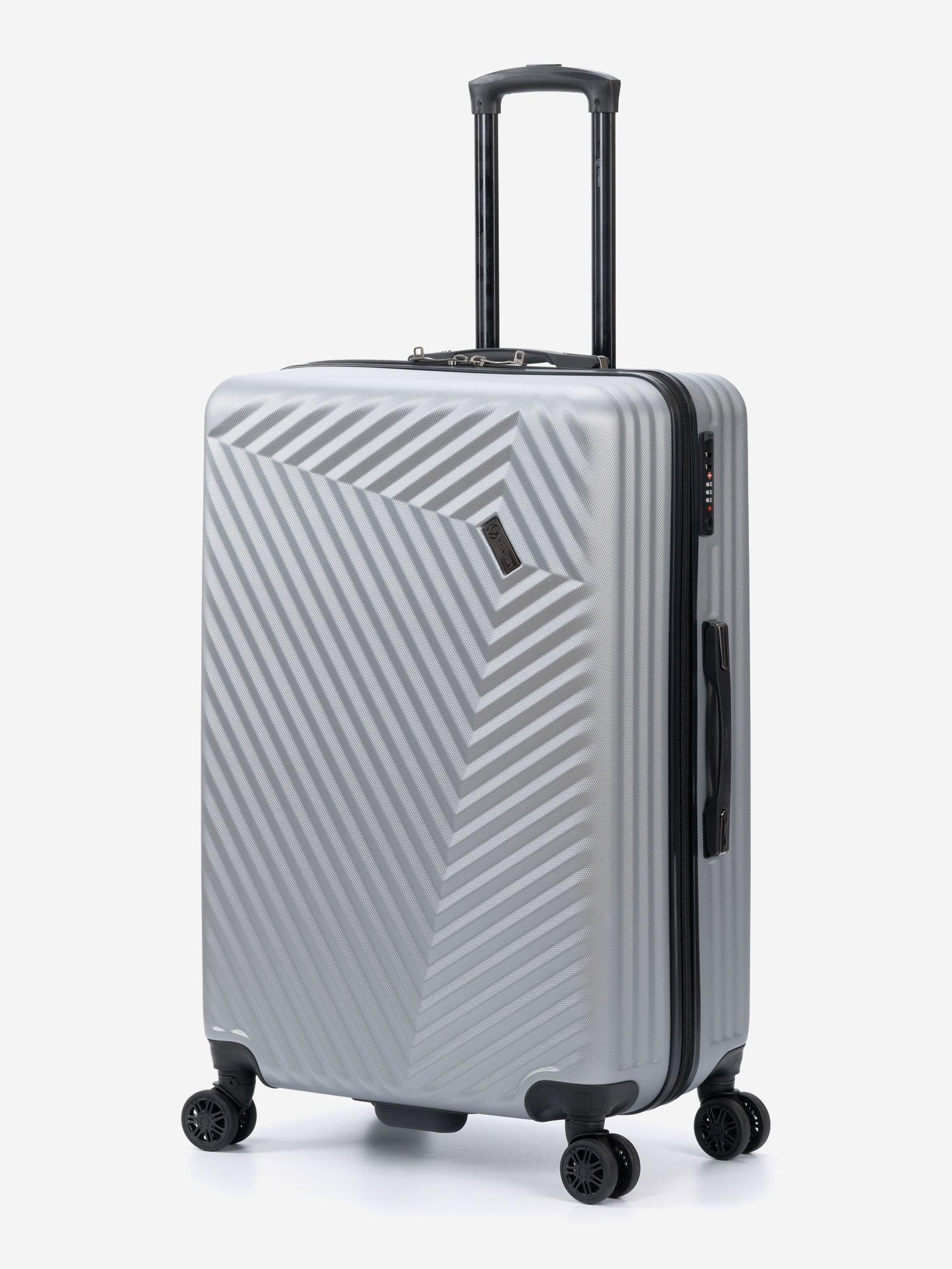 Изображение товара Чемодан TORBER Lama из ABS-пластика 92 л серебристый