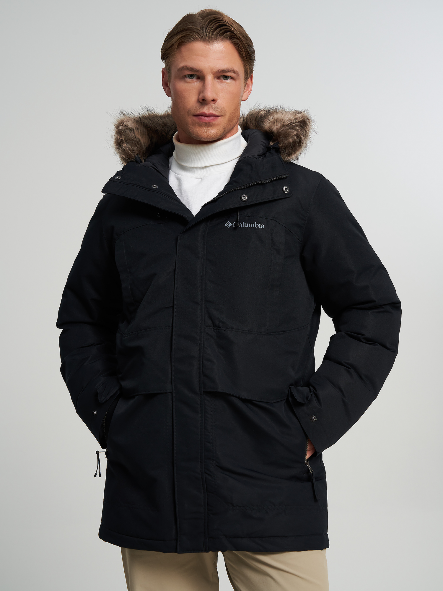 Изображение товара Пуховик мужской Columbia Marquam Peak III Parka, Черный Изображение товара Пуховик мужской Columbia Marquam Peak III Parka, Черный