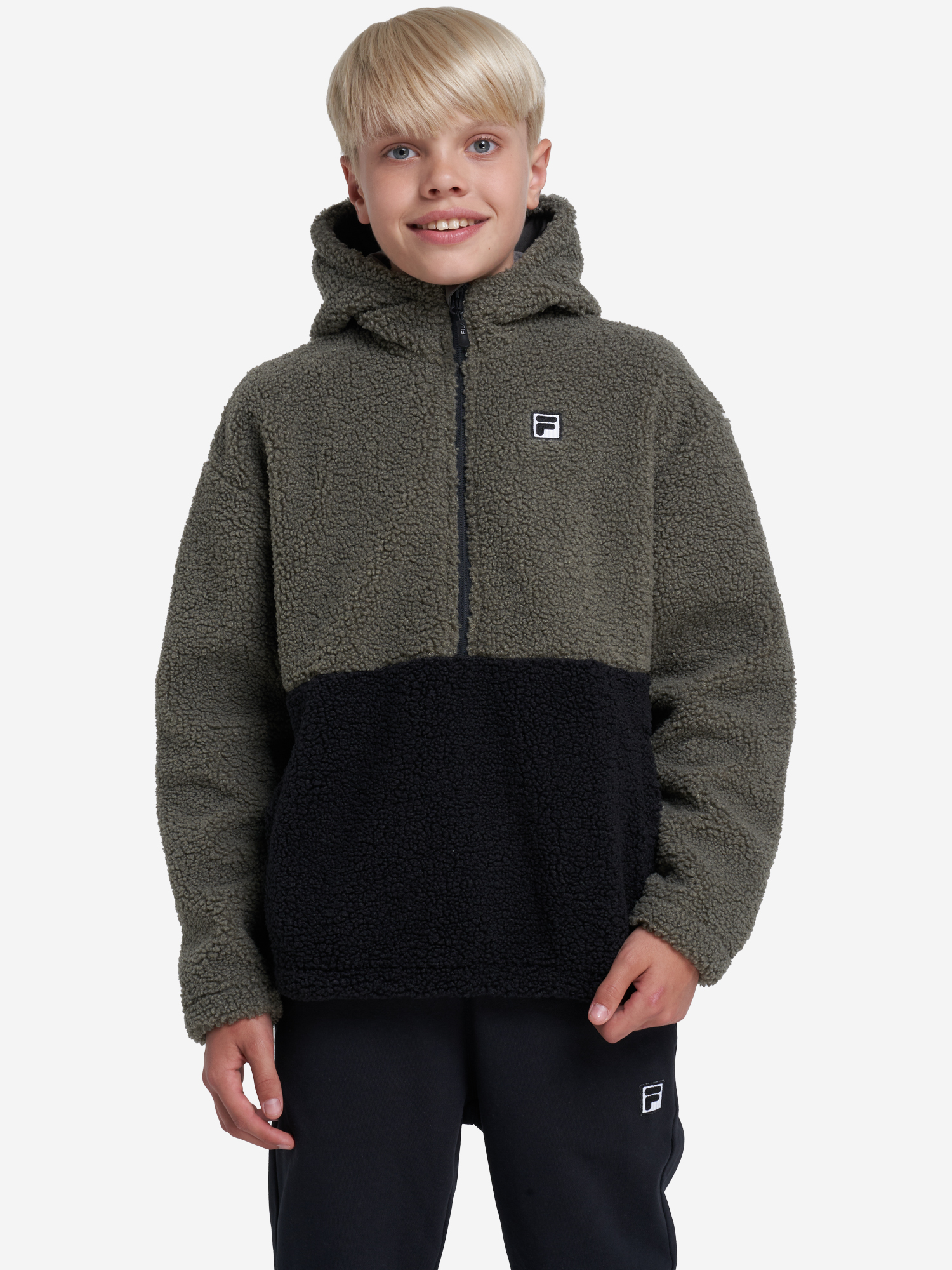 

Джемпер флисовый для мальчиков FILA, Коричневый