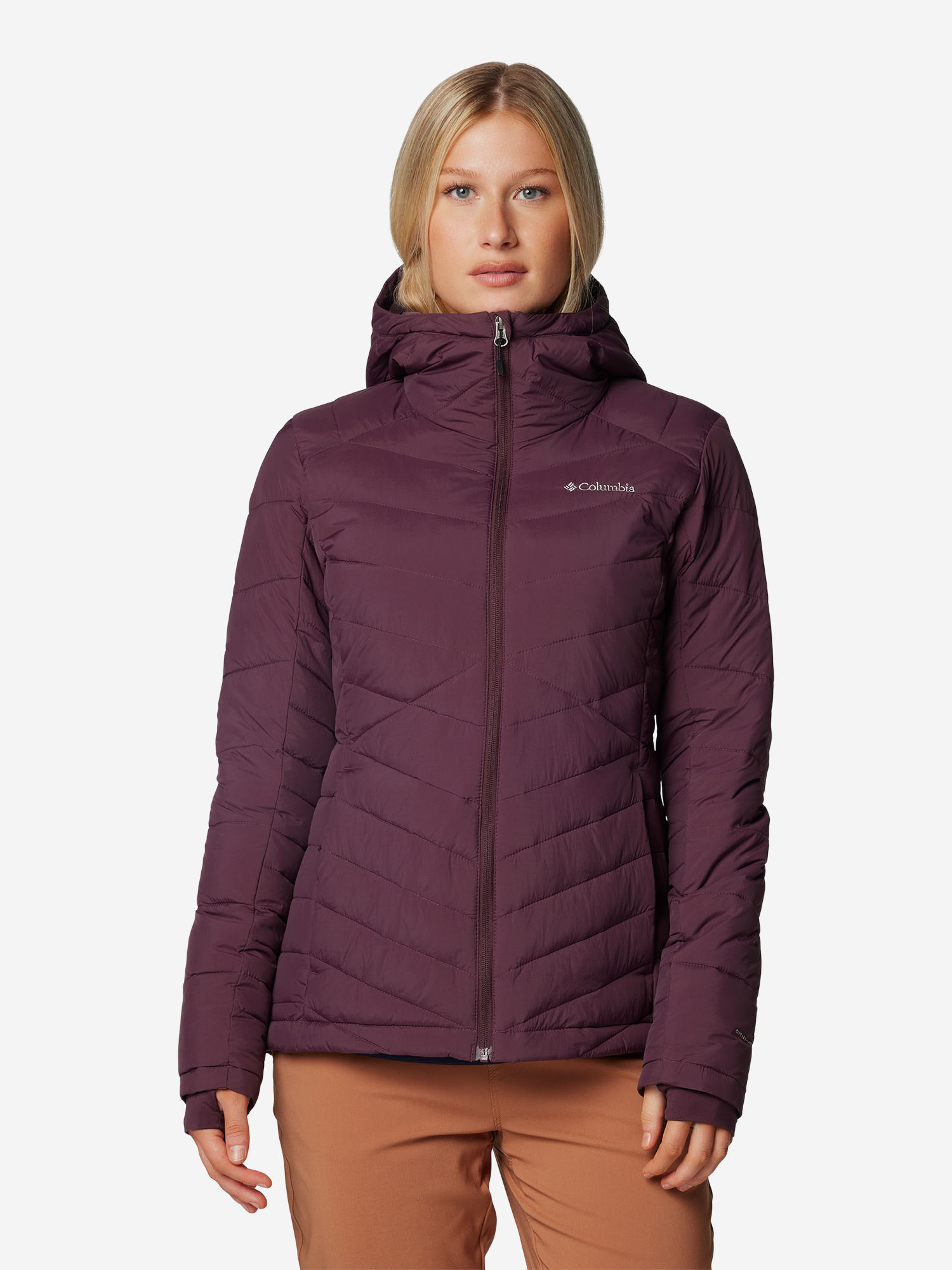 Куртка утепленная женская Columbia Joy Peak II Hooded Jacket, Коричневый 2089041CLB-607, размер 48 - фото 2