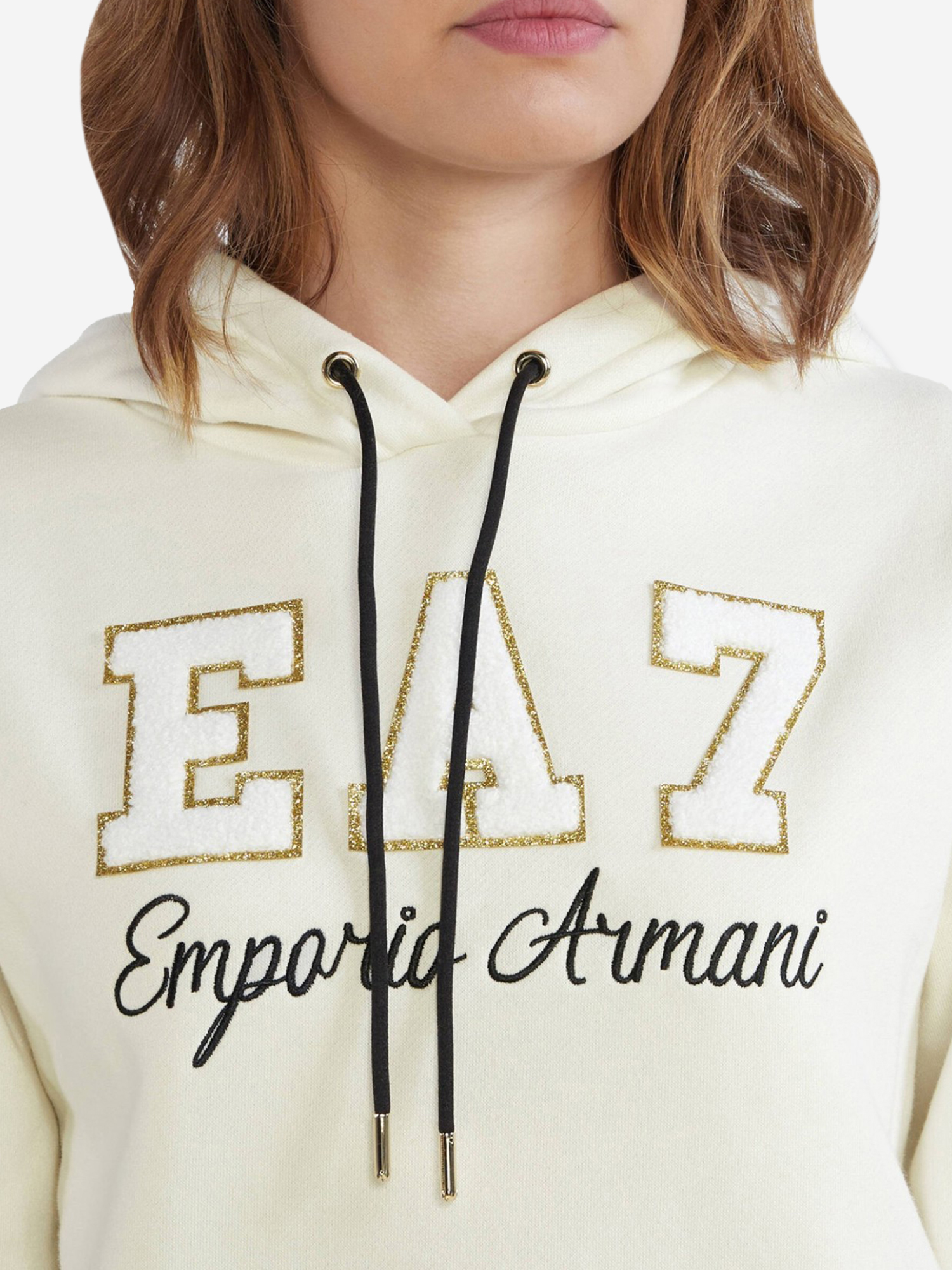 Толстовка женская EA7 Sweatshirt, Белый 6RTM34TJPZZLBHFE26-22425, размер 42 - фото 4