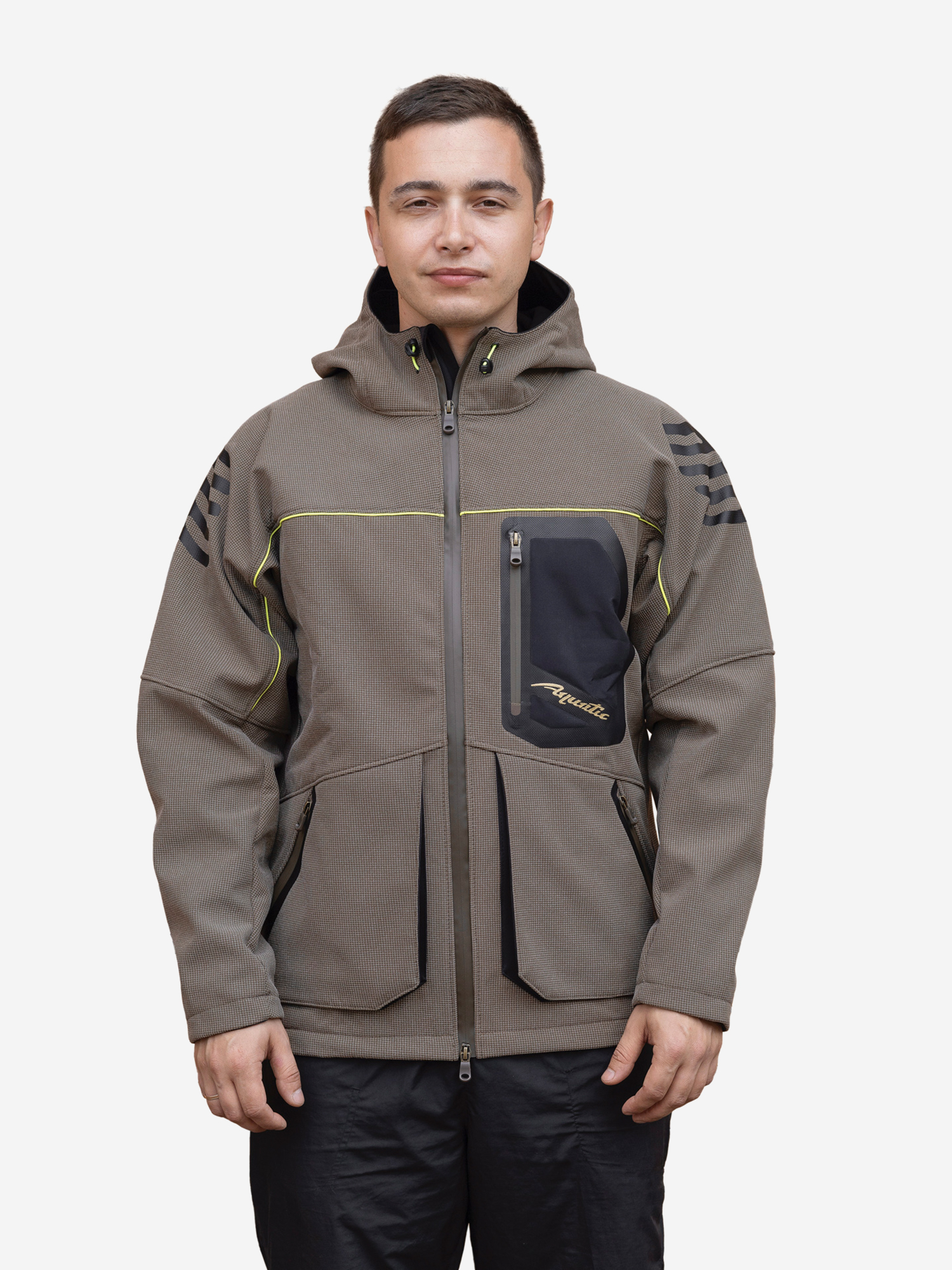 Изображение товара Куртка Aquatic КС-04 для рыбалки, Коричневый/Песочный