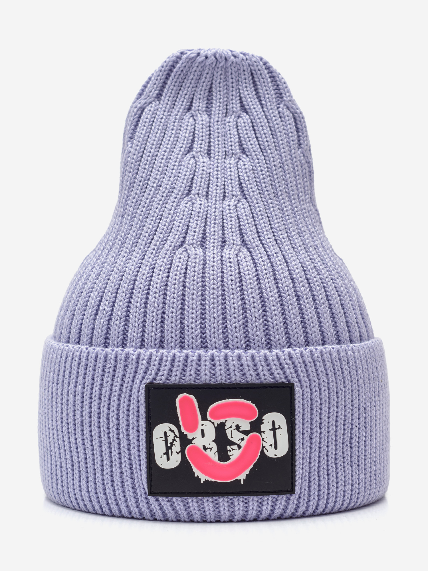 Шапка демисезонная для девочки ORSO BIANCO, Фиолетовый шапка для девочки orso bianco фиолетовый