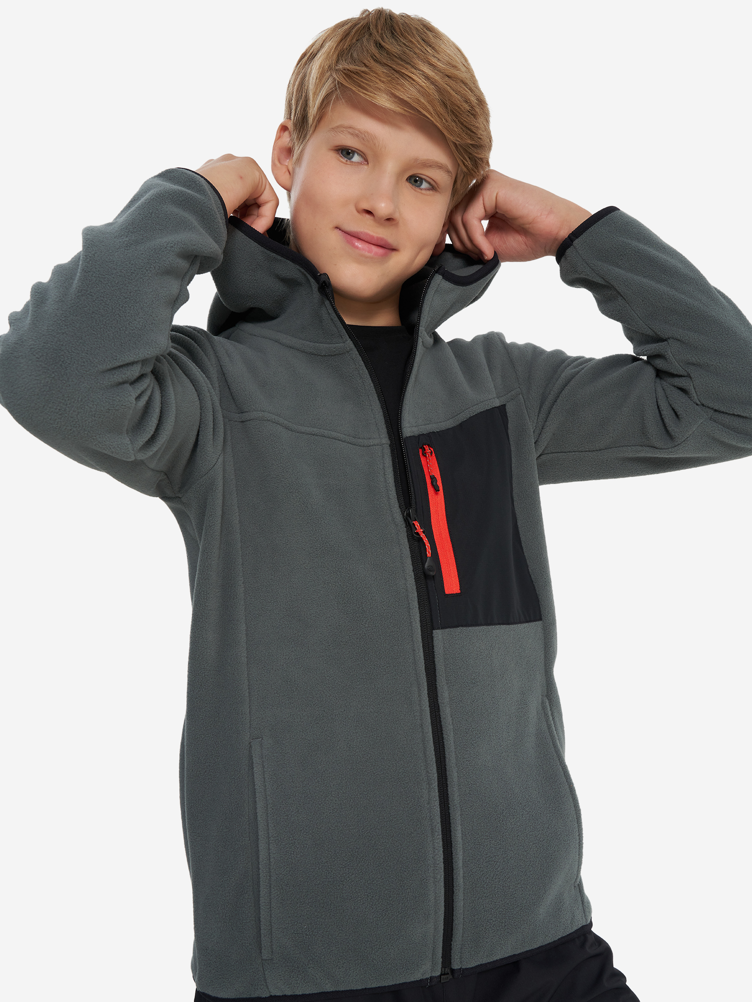 

Джемпер флисовый для мальчиков Northland, Серый