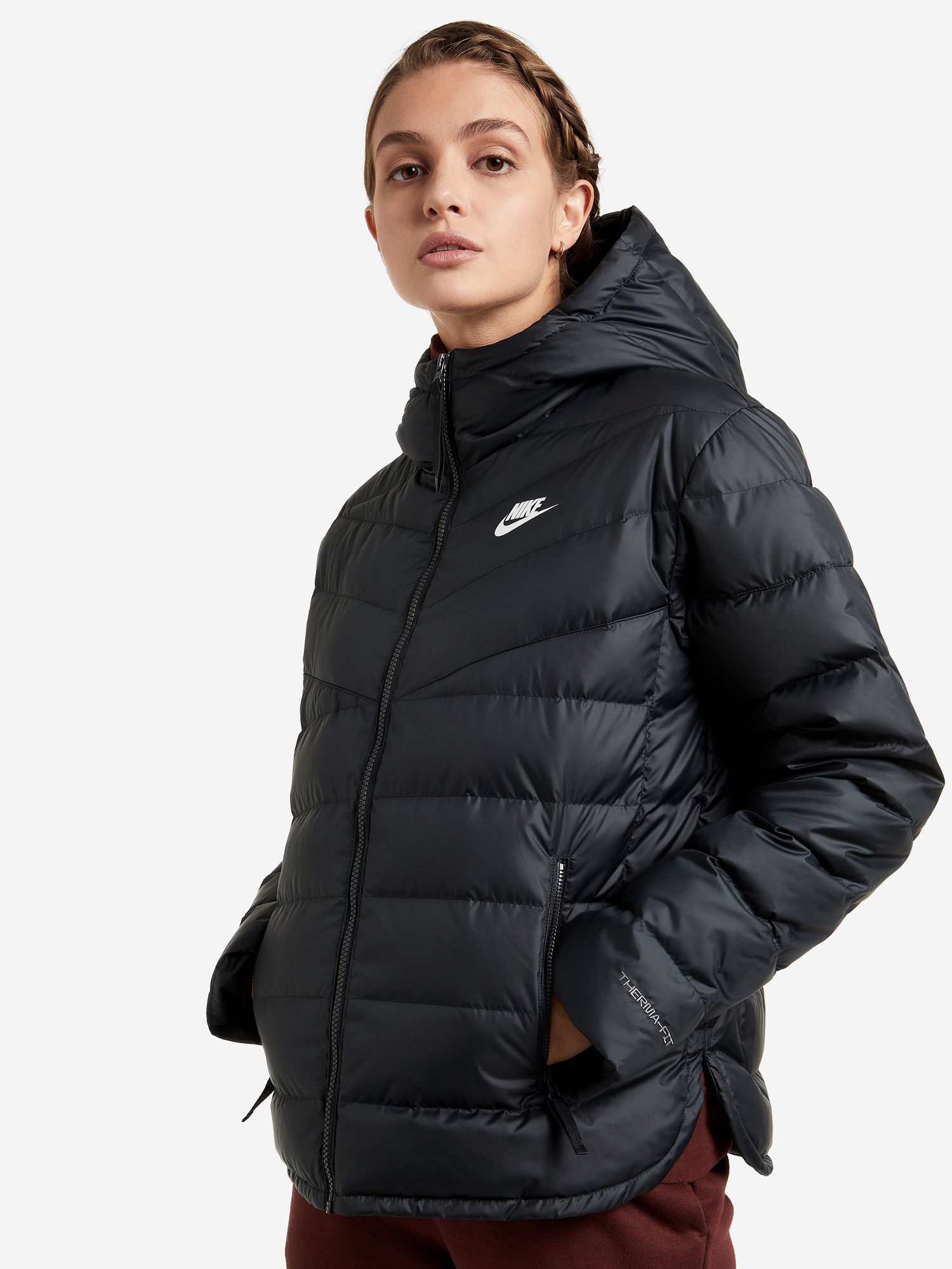 

Пуховик женский Nike Sportswear Therma-FIT Windrunner, Черный