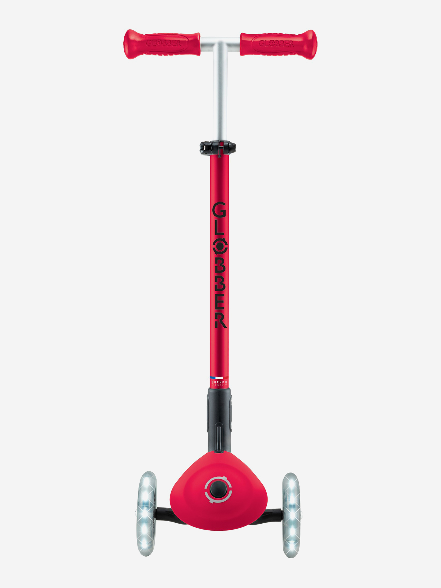 фото Самокат детский globber primo foldable plus lights, красный