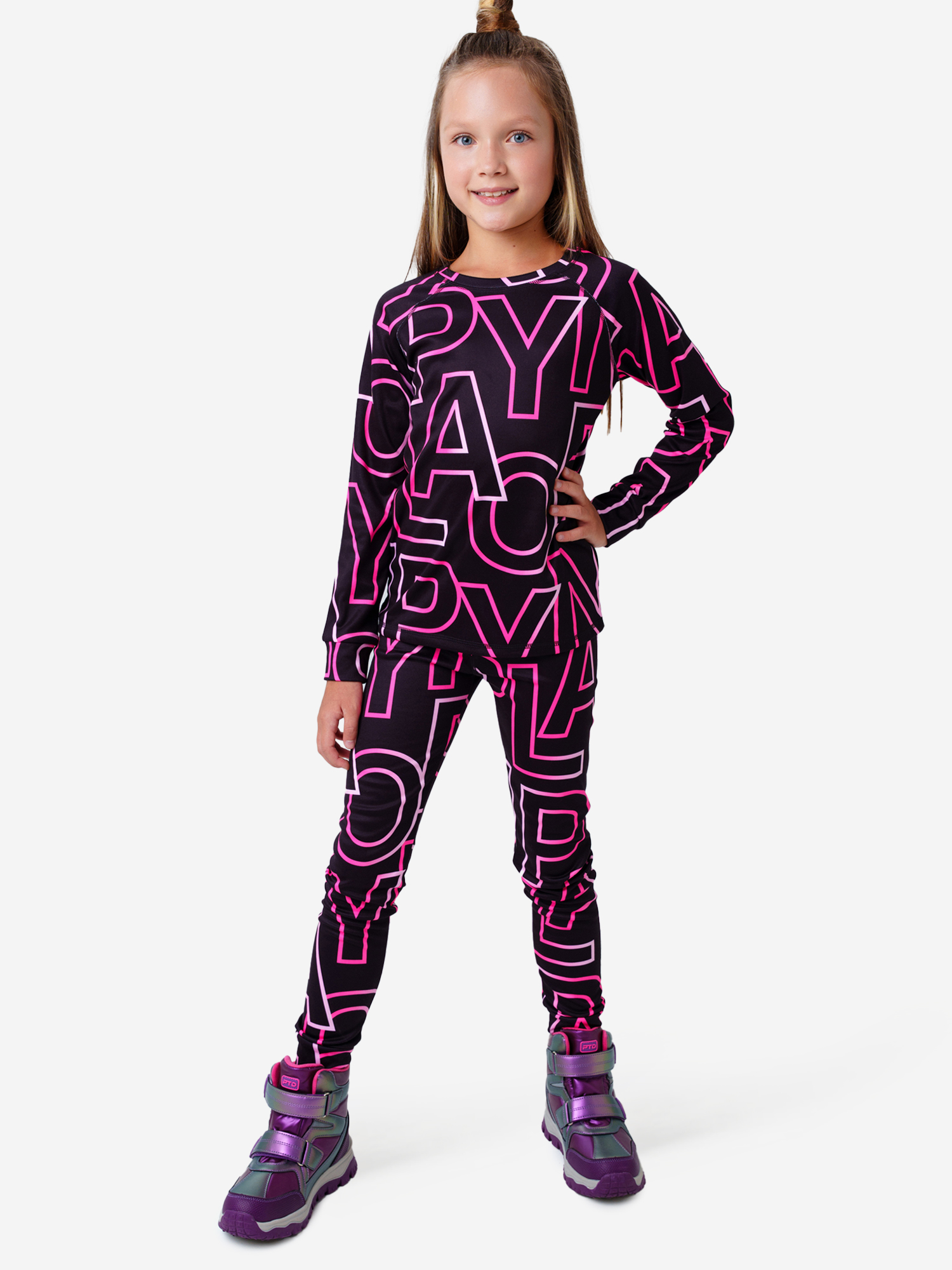 Изображение товара Термокомплект для девочек PlayToday зимний утепляющий для горных лыж