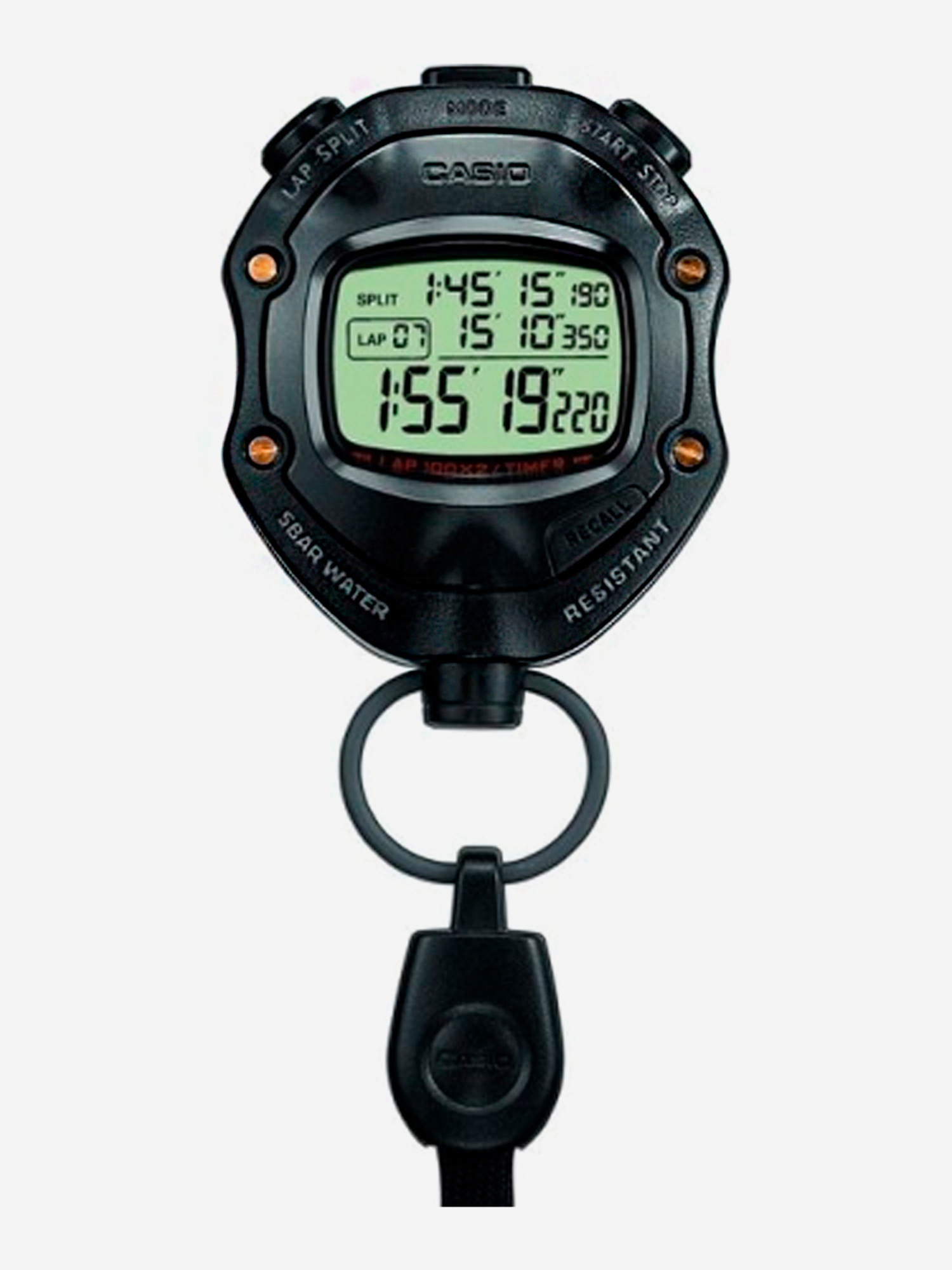 

Секундомер Casio HS-80TW-1E, Черный