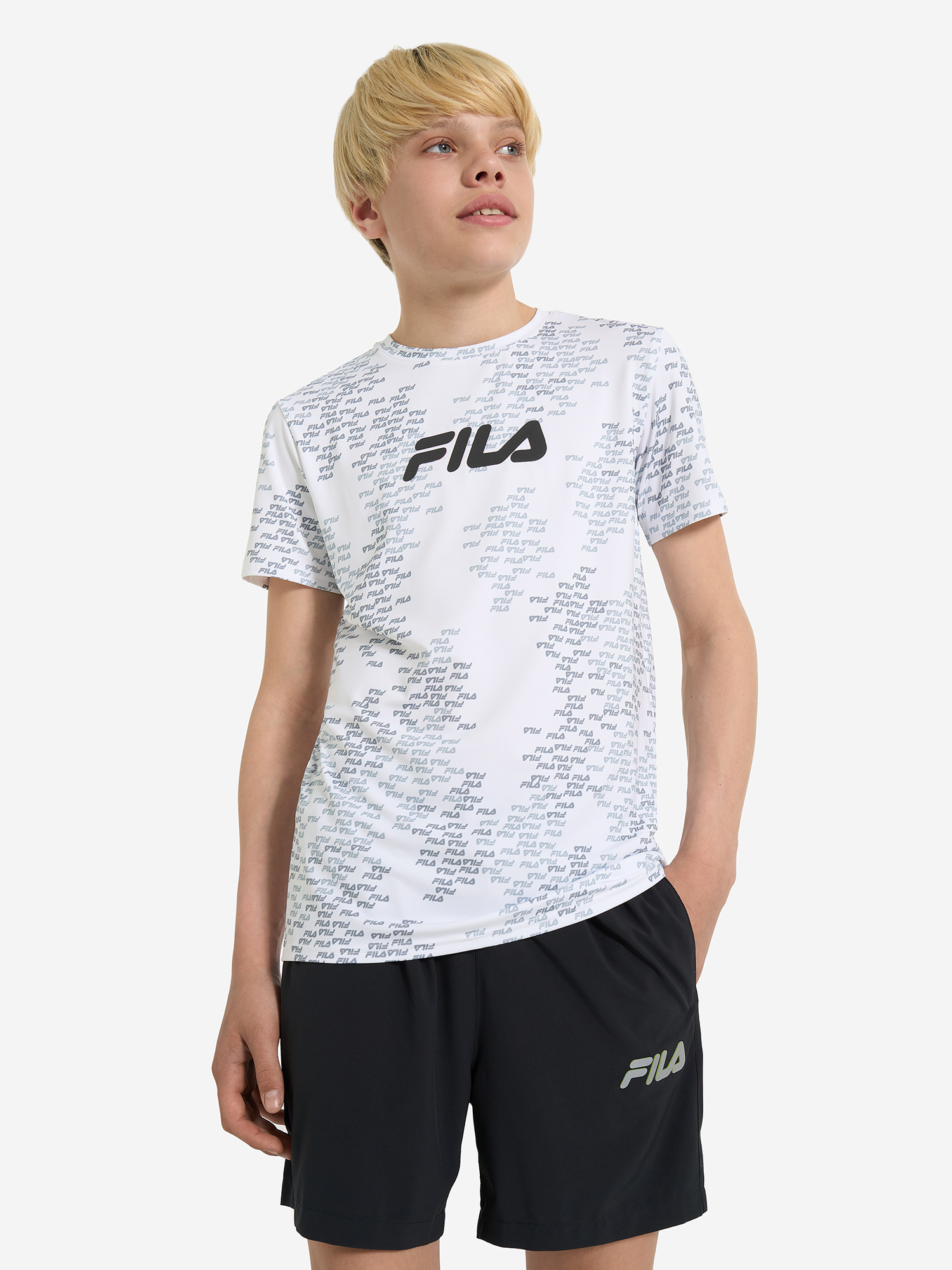 фото Футболка для мальчиков fila, белый