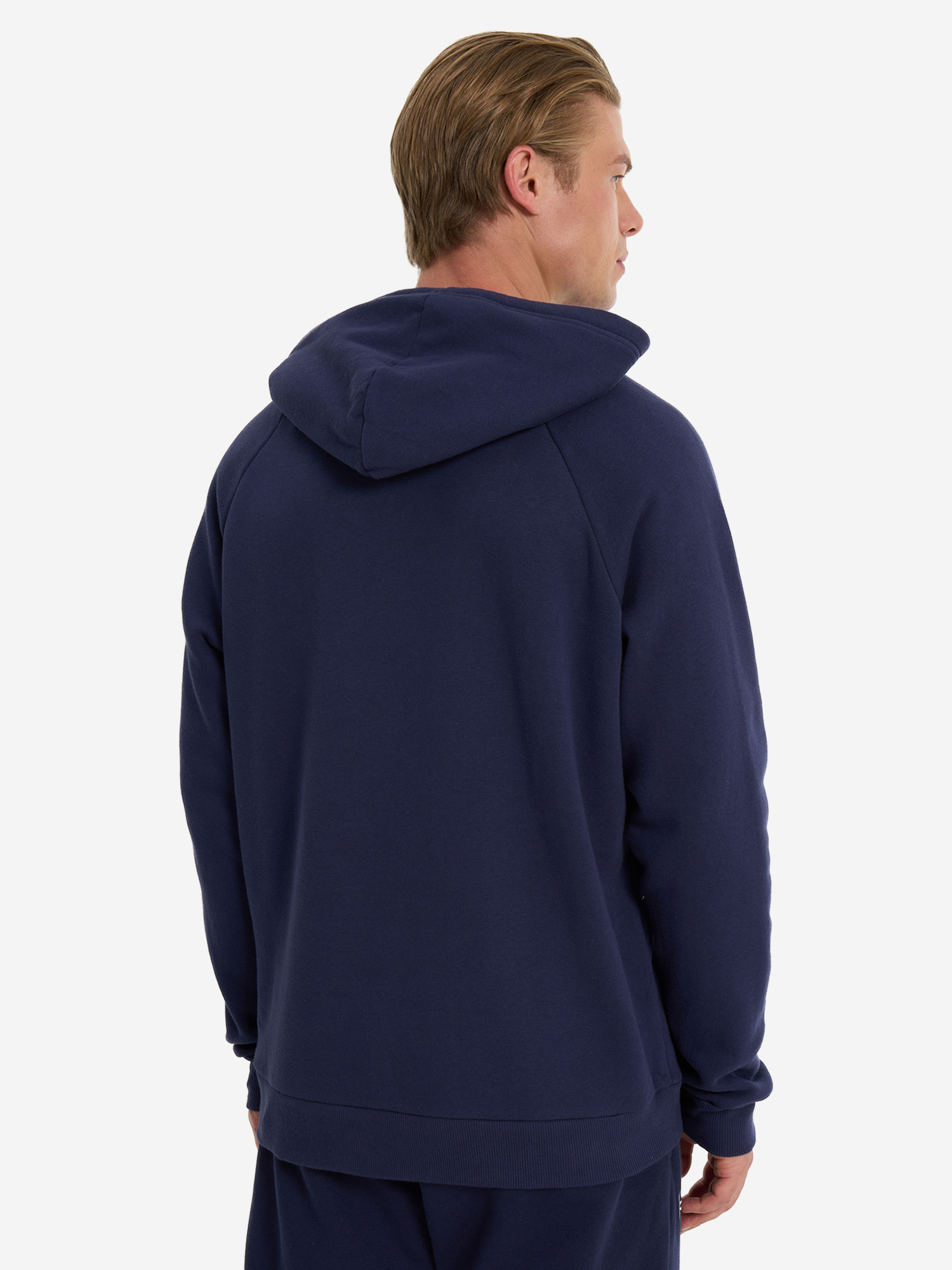 Джемпер флисовый мужской Under Armour Rival Fleece, Синий 1379758U0F-410, размер RUS 50-52 - фото 3