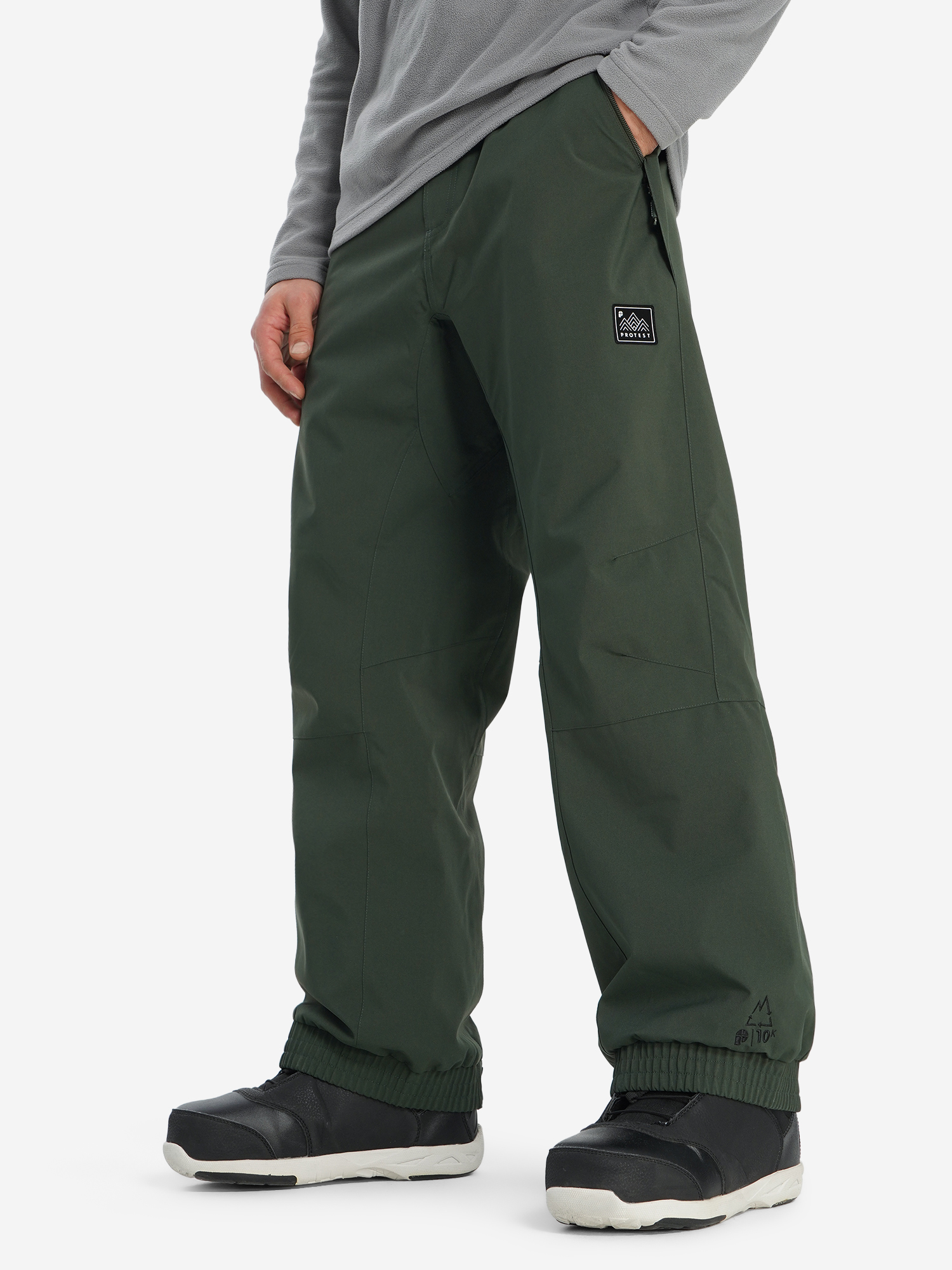 Утепленные брюки Protest Luton, зеленый, арт. 44709001pr0-516