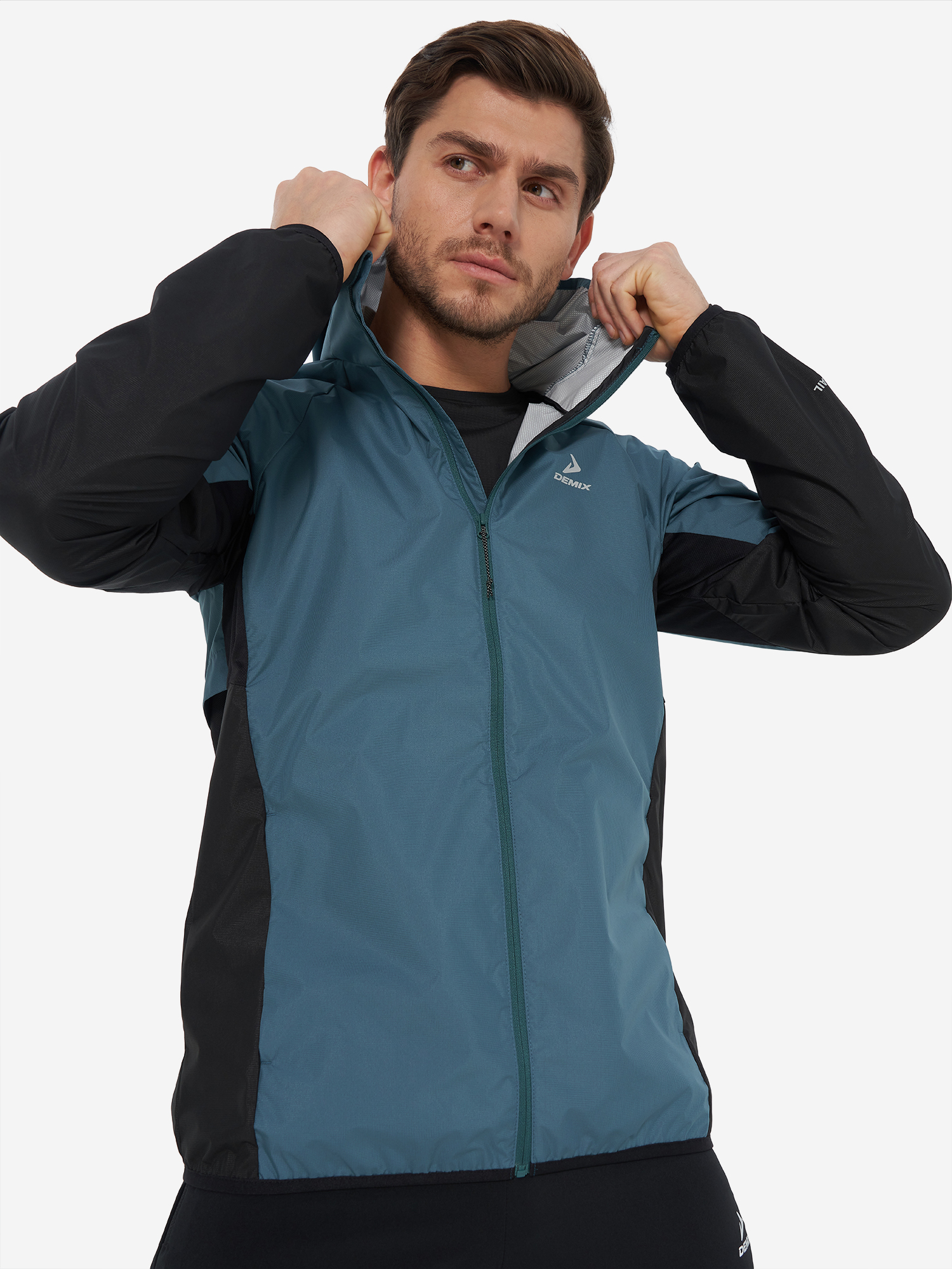 Куртка мембранная мужская Demix, зеленый, арт. 31384