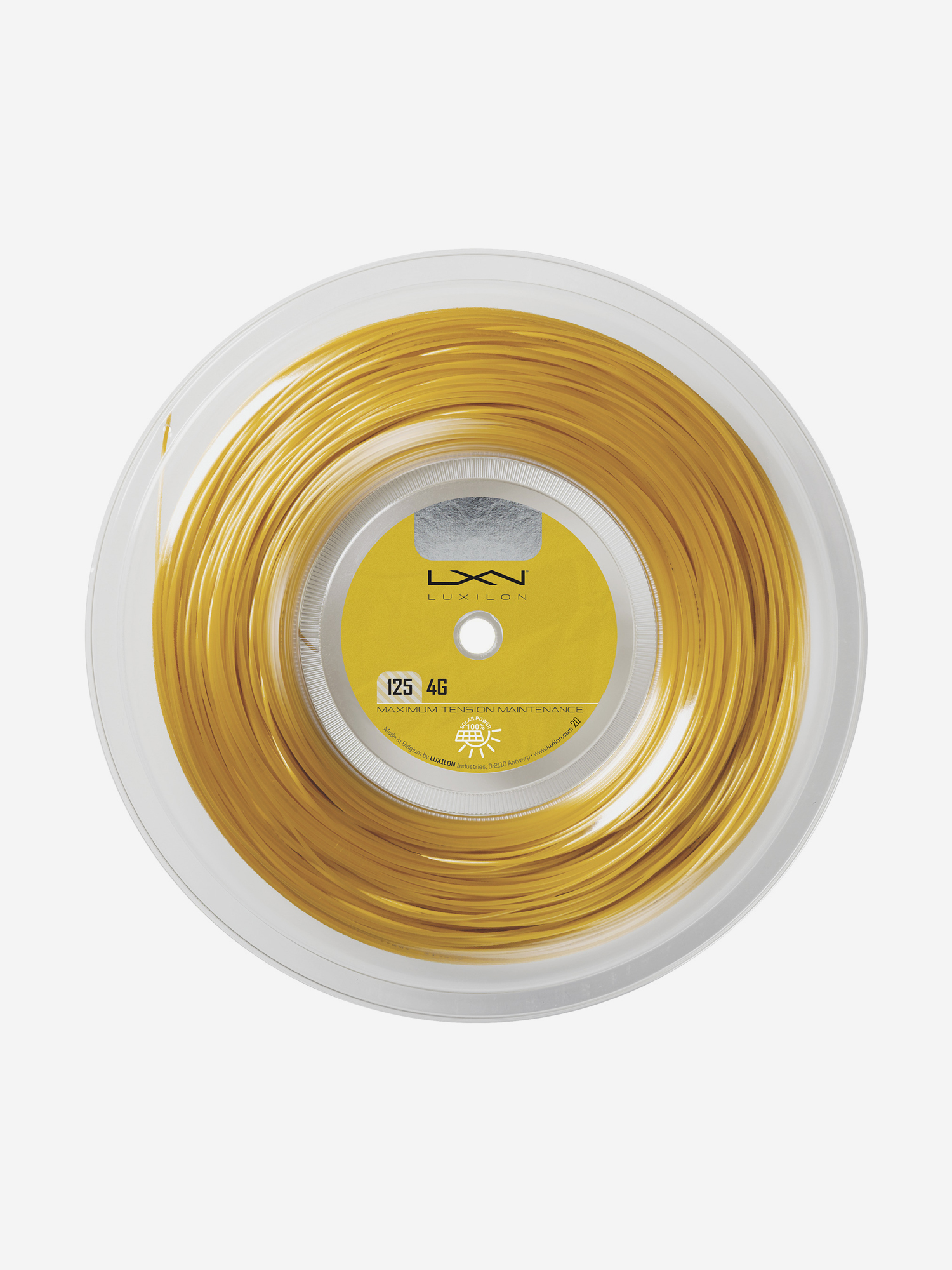 

Струна для большого тенниса Wilson Luxilon 4G 125 200M Reel Go, Желтый