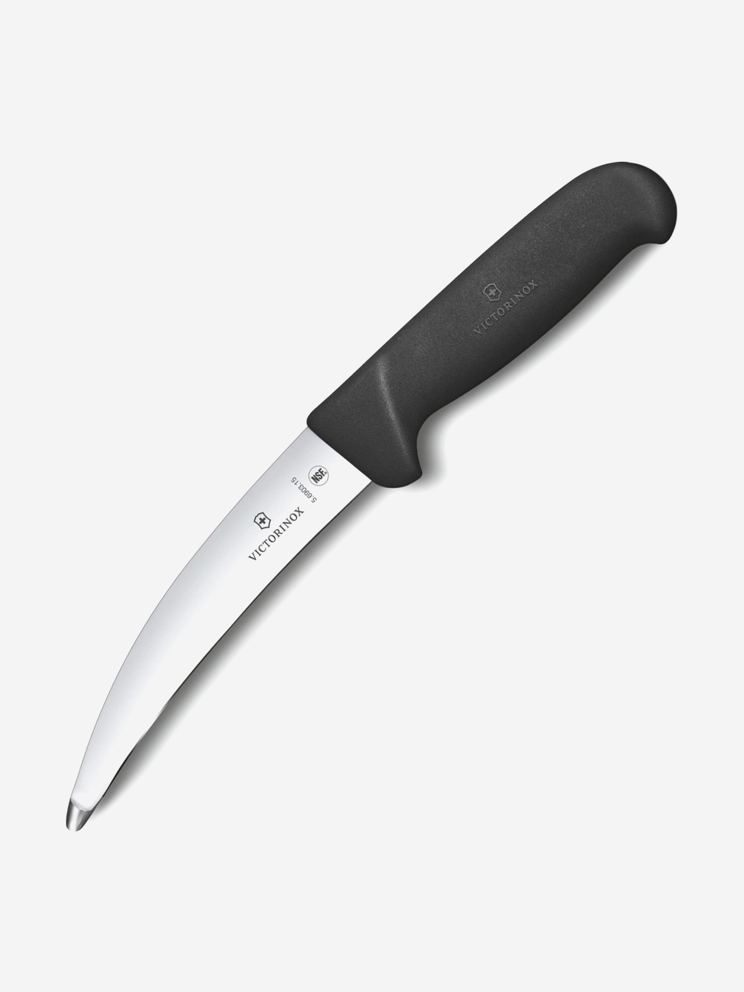 

Нож Victorinox Fibrox, прямое лезвие 15 см, Черный