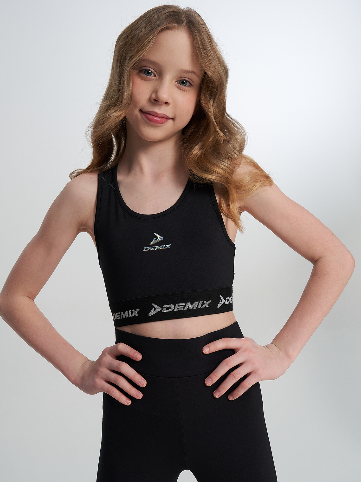 Спортивный топ-бра Demix, черный, арт. 137921DMX-99