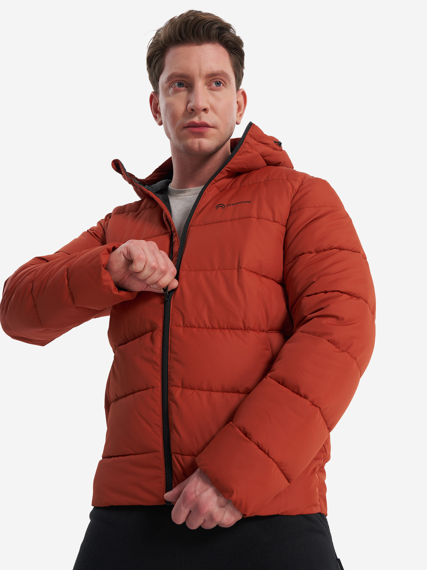 

Пуховик мужской Outventure, Коричневый
