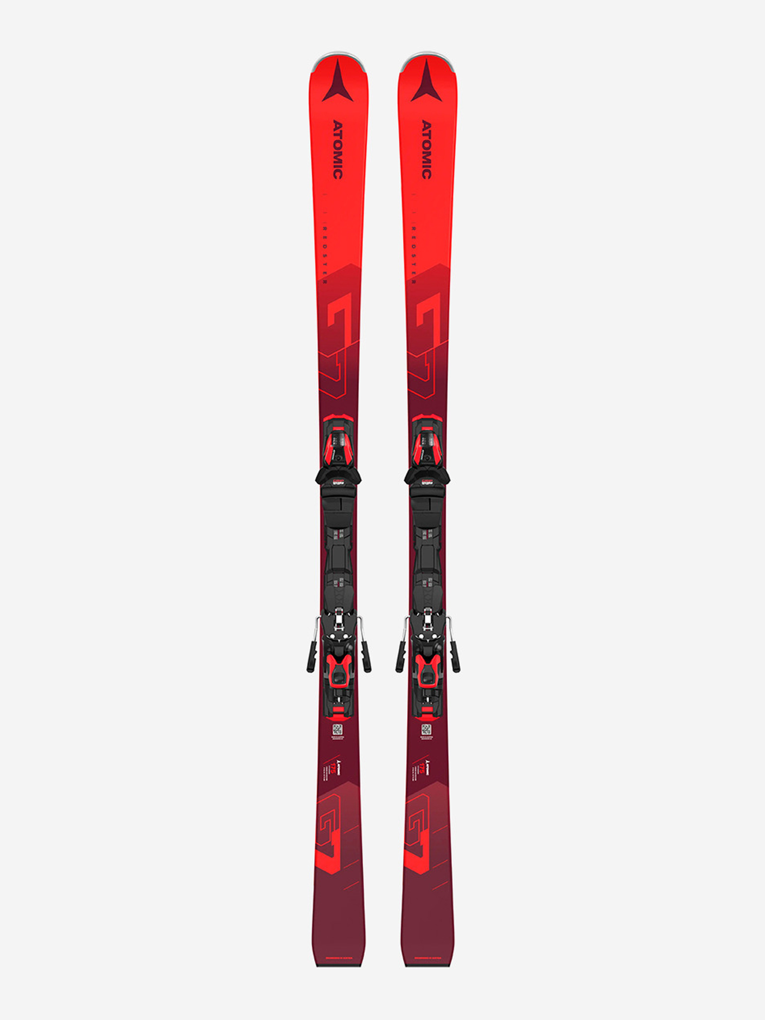  Горные лыжи с креплениями Atomic Redster G7 + M 12 GW 23/24, Красный