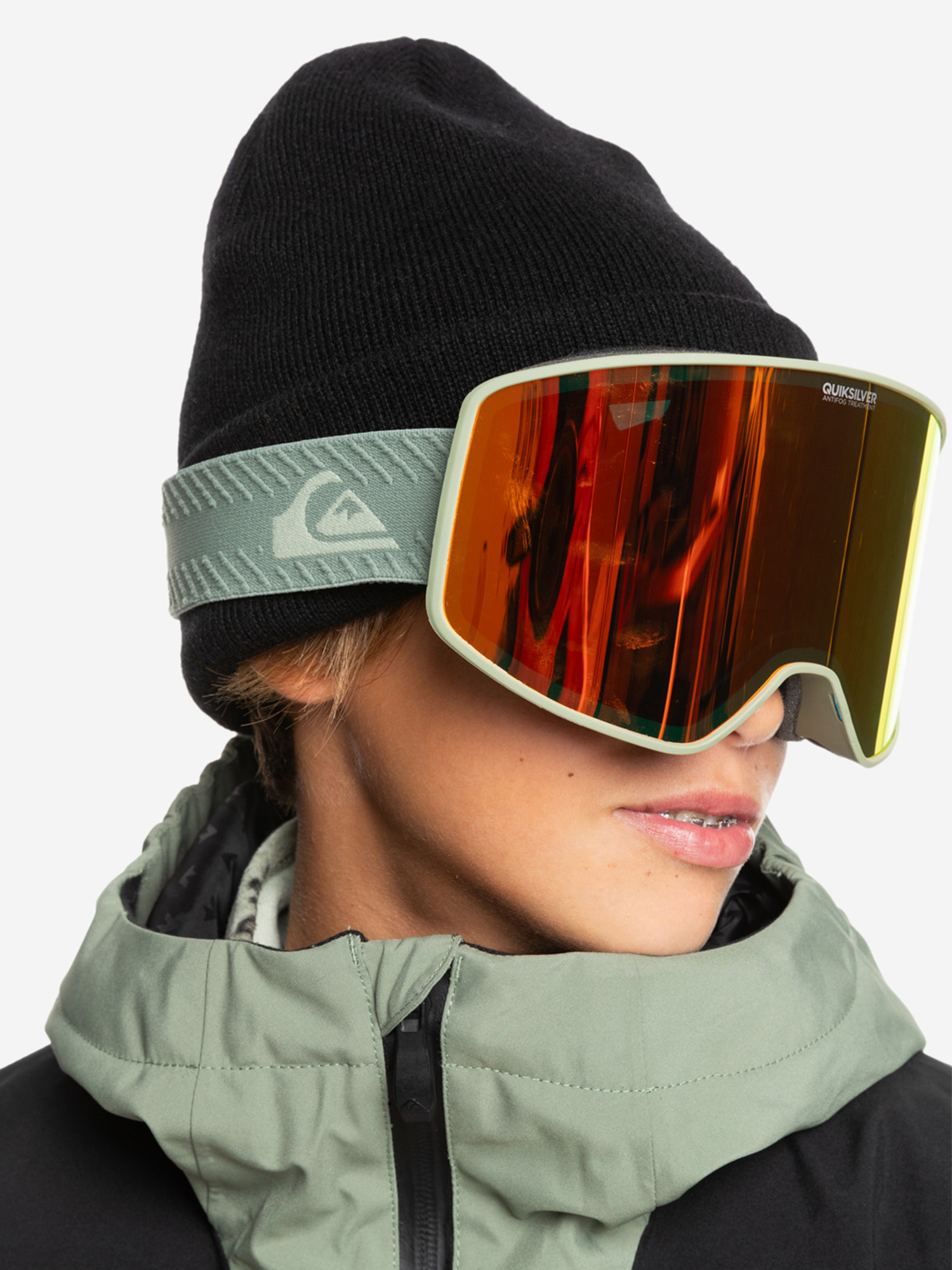 фото Маска quiksilver storm, зеленый