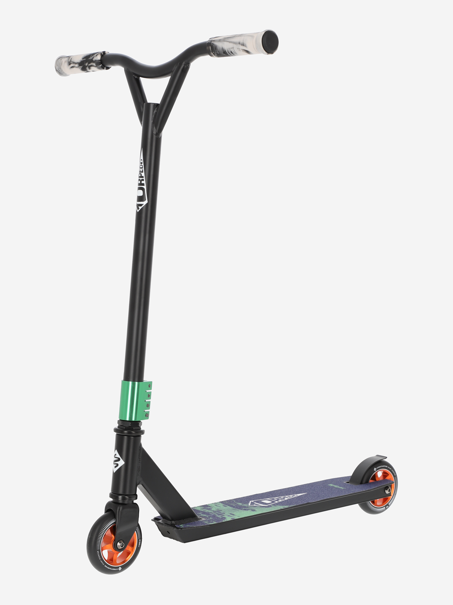 Самокат Street Surfing Torpedo, 100 мм, Черный