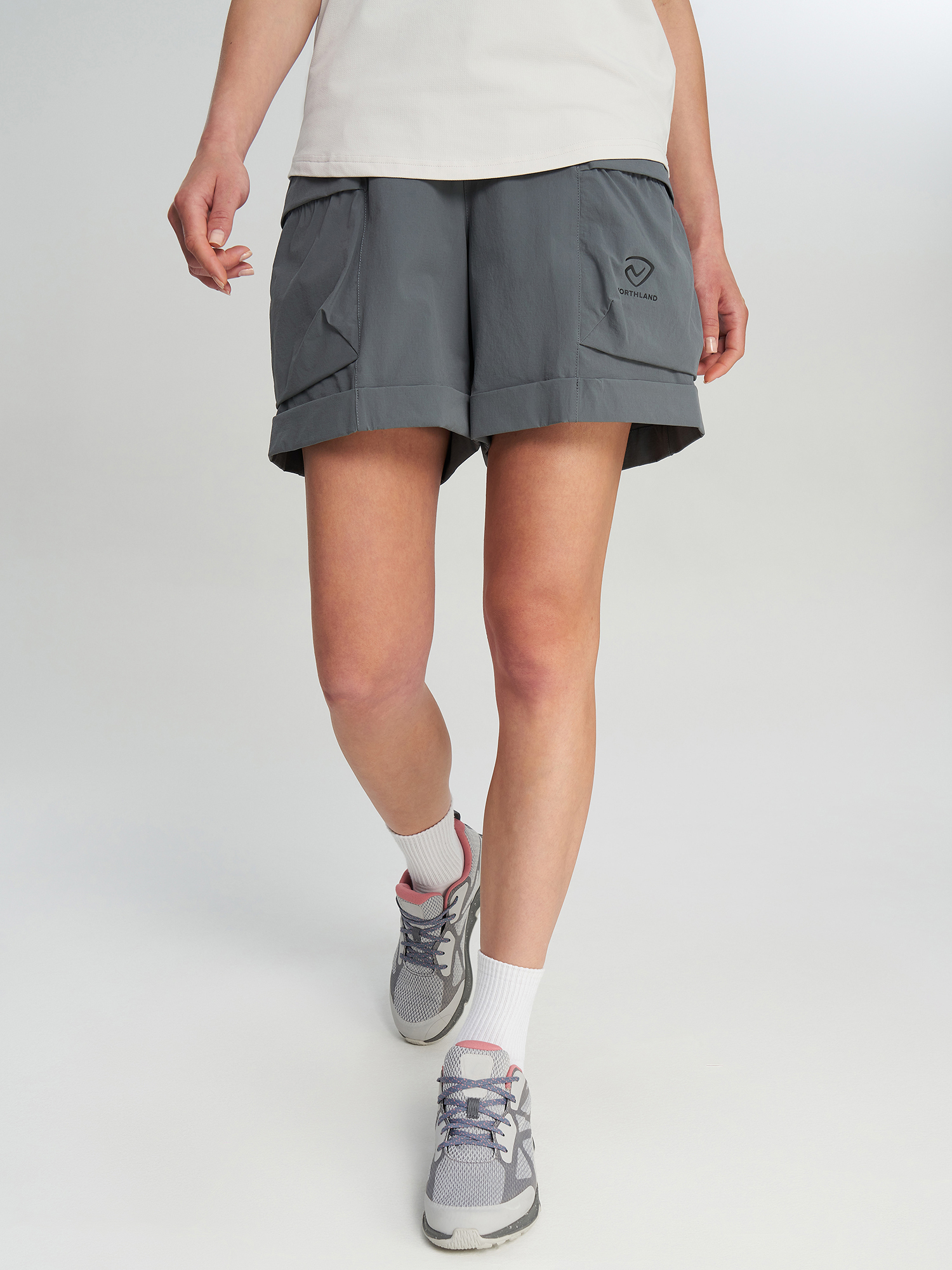 Шорты женские Northland, серый, арт. 141031N16-93