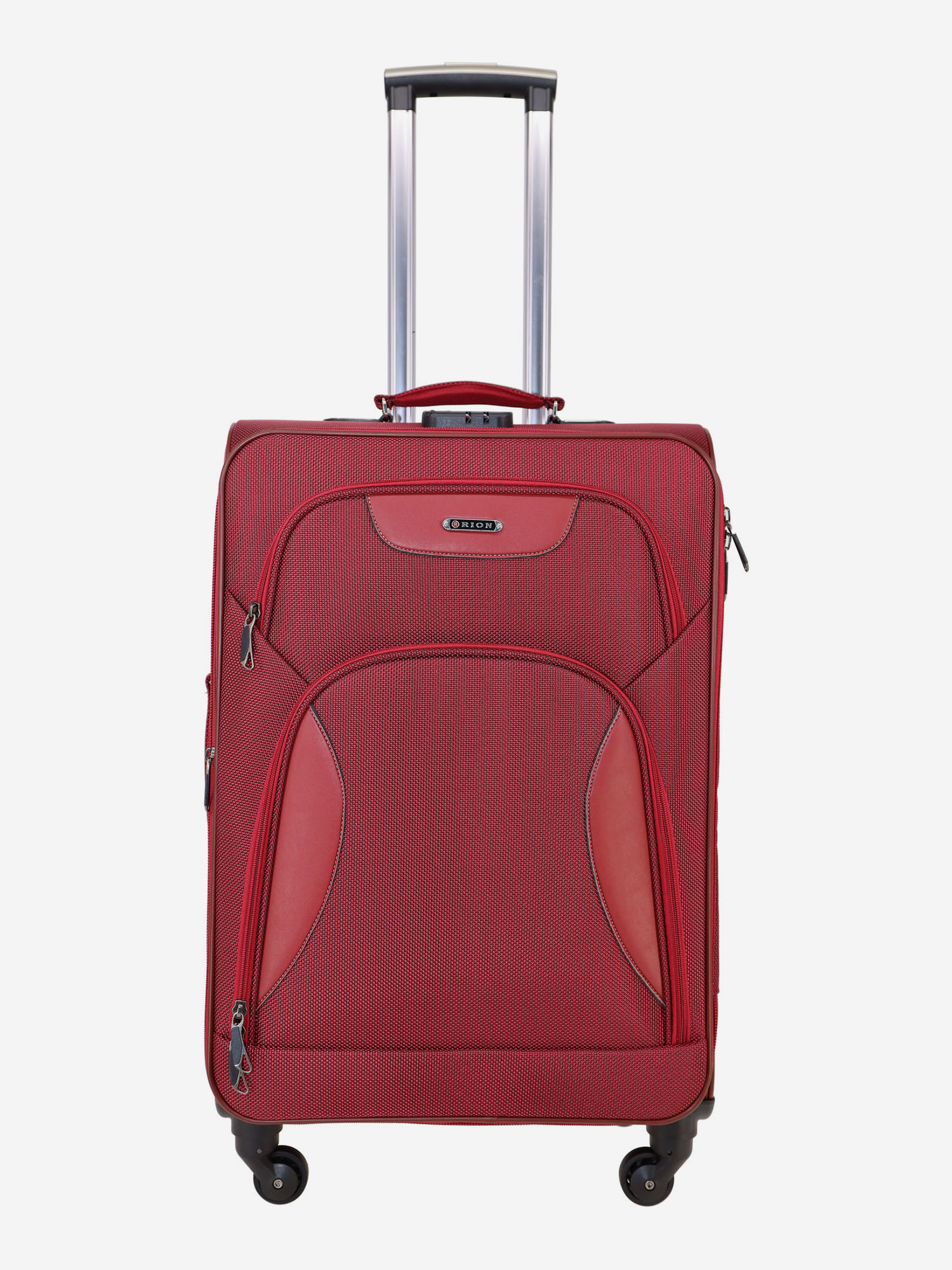 Изображение товара Чемодан Рион+ бордовый 43x26x72см объем 91л для взрослых