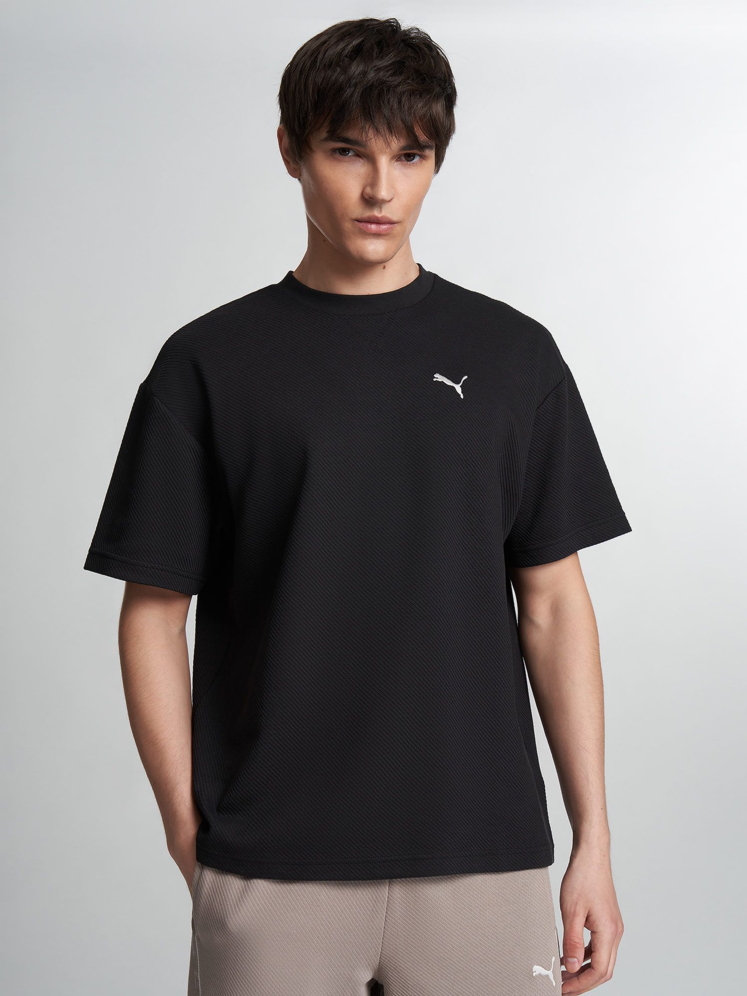 Футболка мужская PUMA Essentials Elevated, Черный