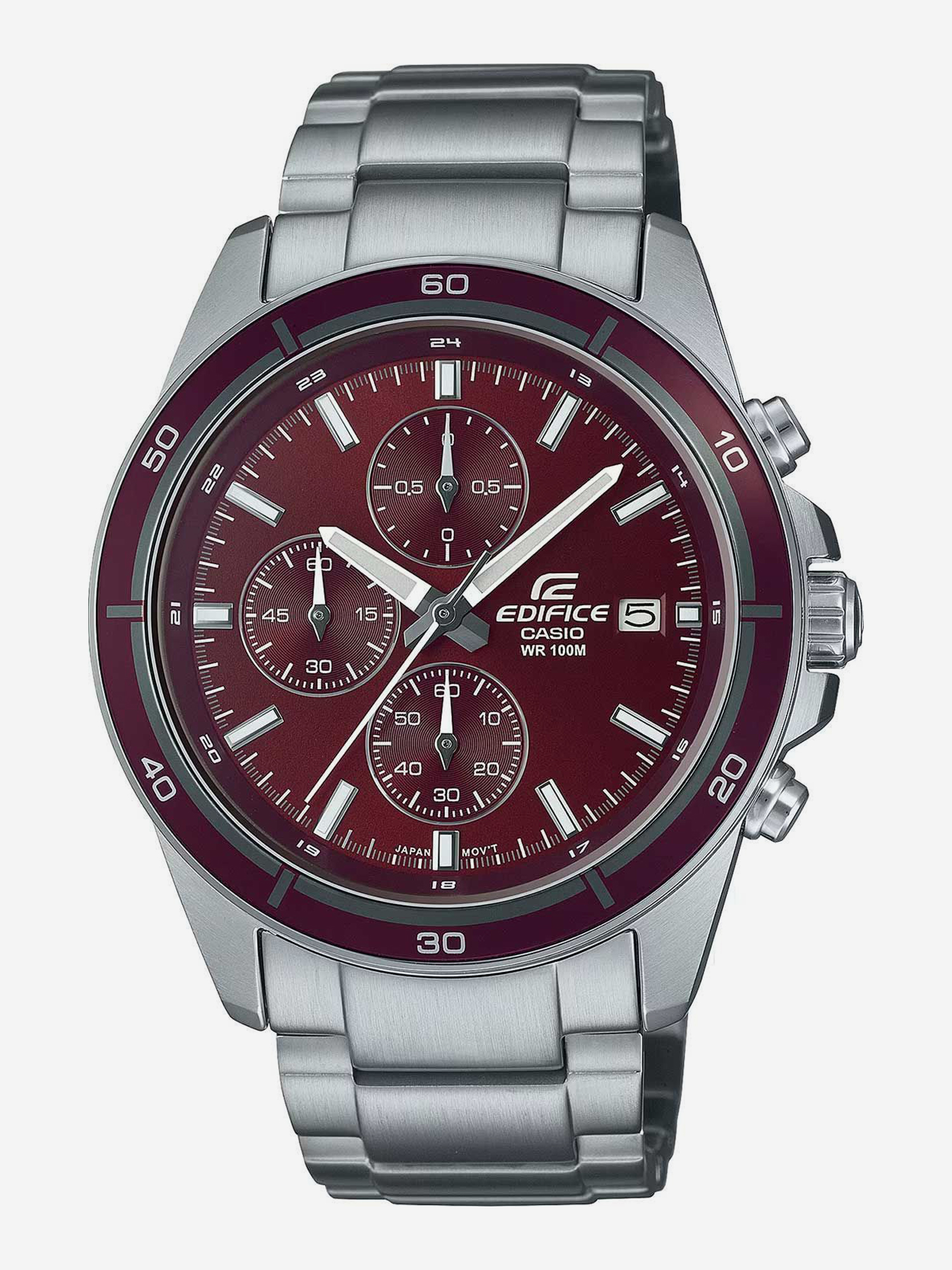 Изображение товара Наручные часы CASIO EFR-526D-5C, Серебряный, коричневый