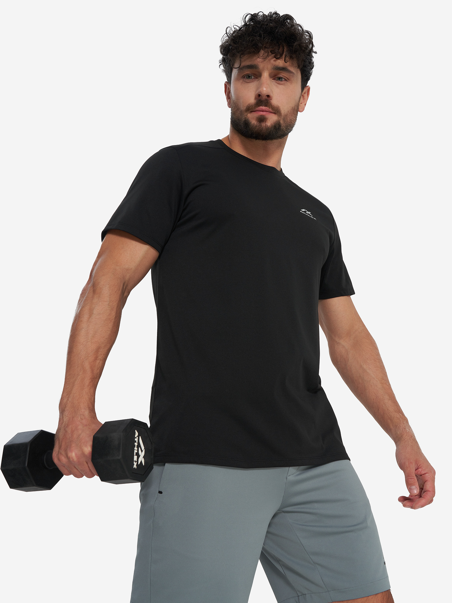 Футболка Athlex Active day, черный, арт. 33541