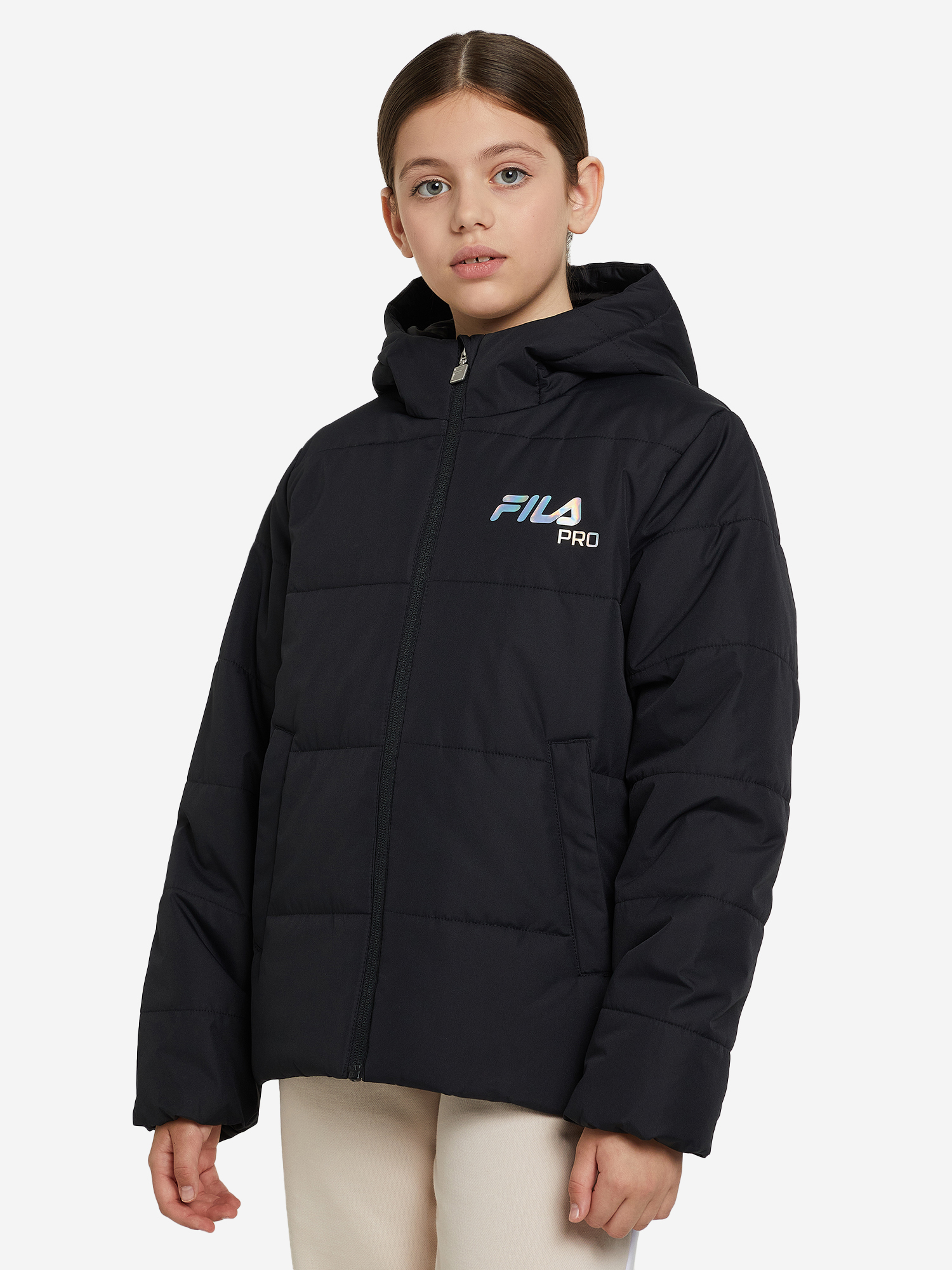 

Куртка утепленная для девочек FILA, Черный
