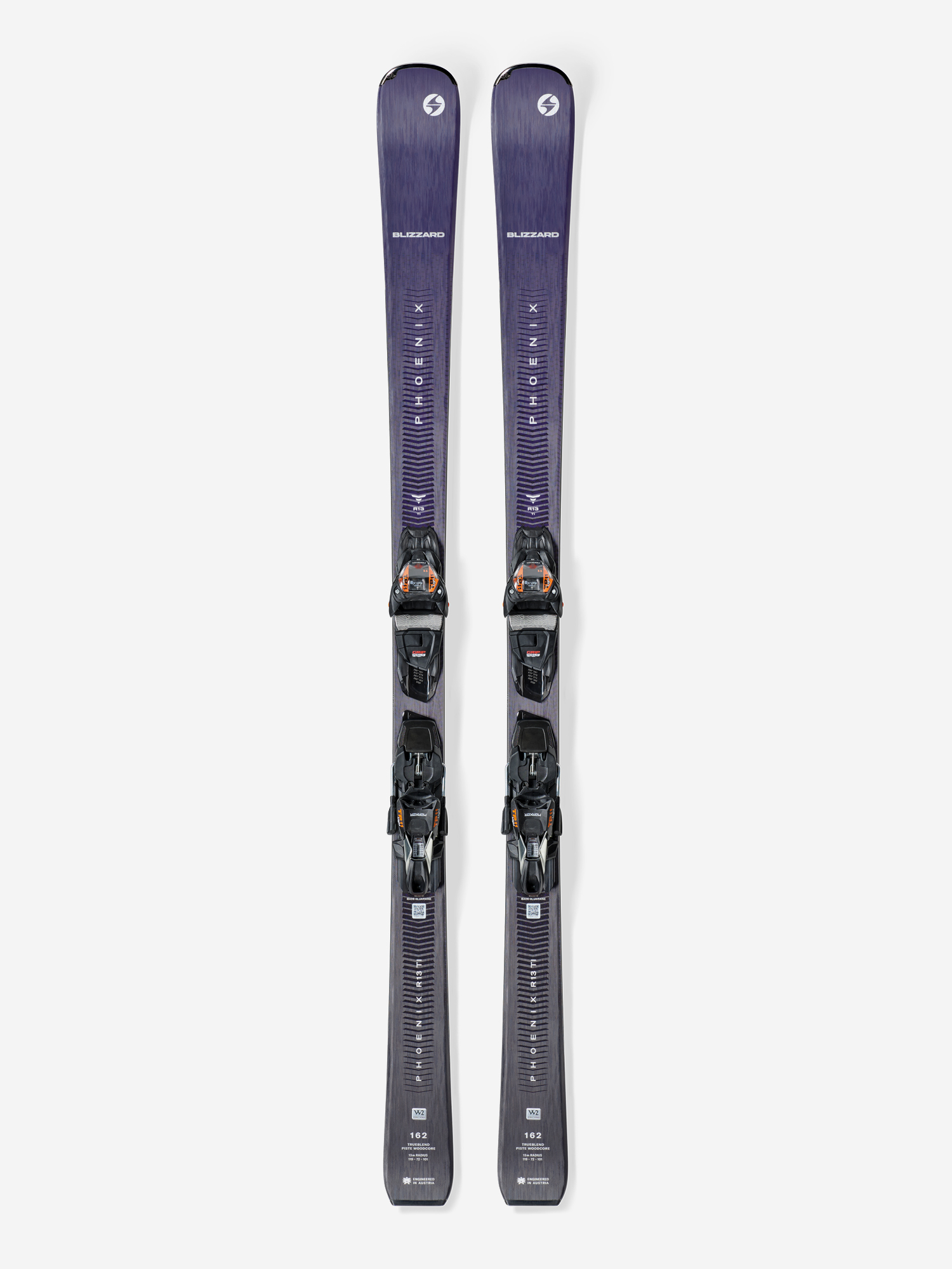 

Горные лыжи женские Blizzard Phoenix R13 TI + крепления TP11 Light W, Черный