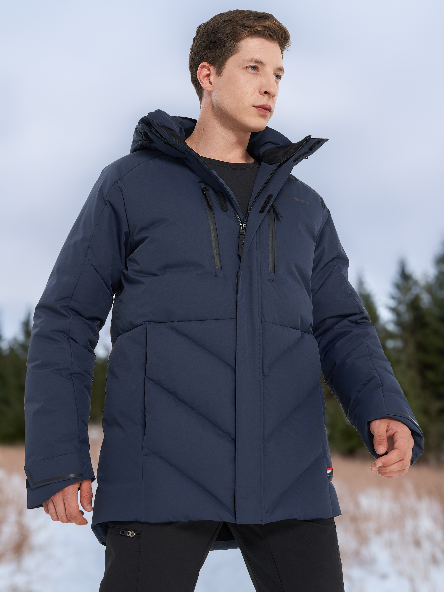 

Пуховик мужской Zanier, Синий