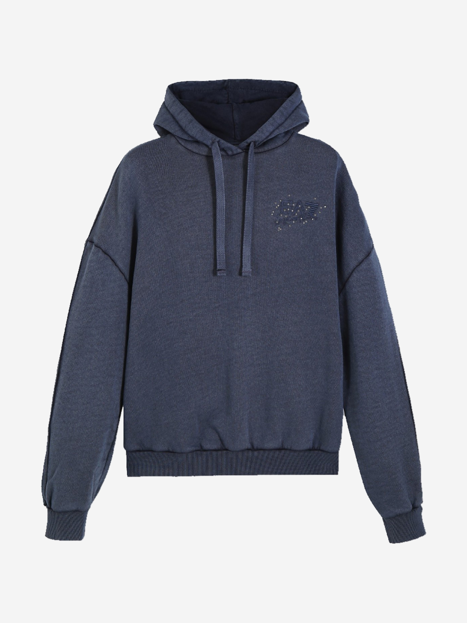 Толстовка женская EA7 Sweatshirt, Синий 6RTM77TJQQZLBHFE26-22424, размер 42 - фото 5