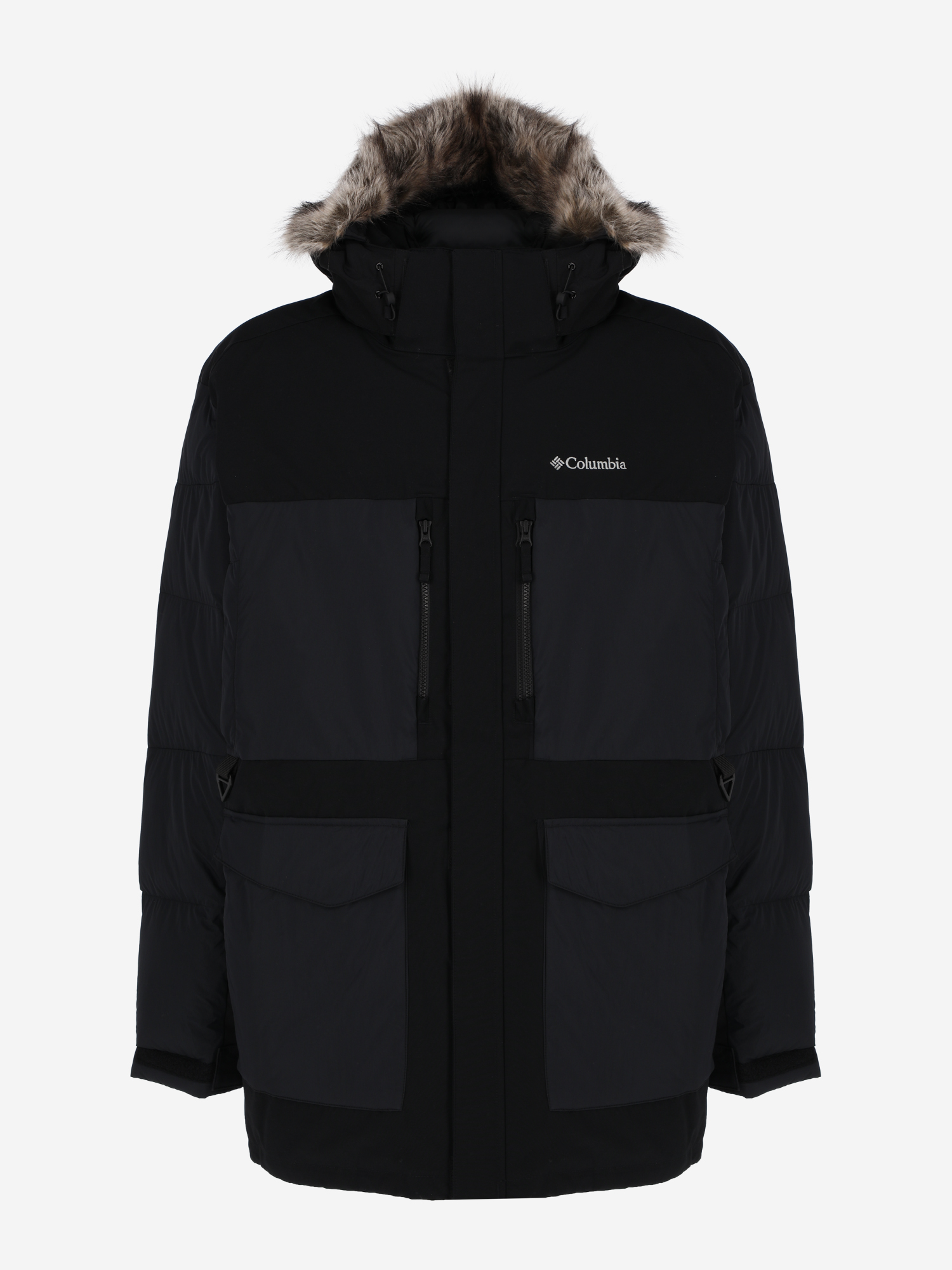 Куртка утепленная мужская Columbia Marquam Peak Fusion Parka, Plus Size, Черный 1957494CLB-010, размер 64-66 - фото 10