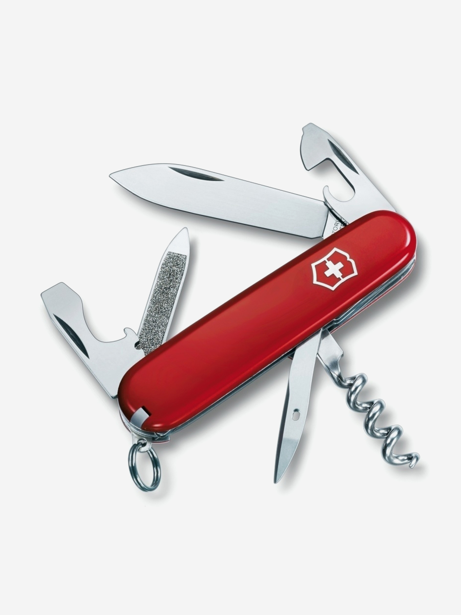 

Нож складной Victorinox Sportsman, 84 мм, 13 функций, Красный