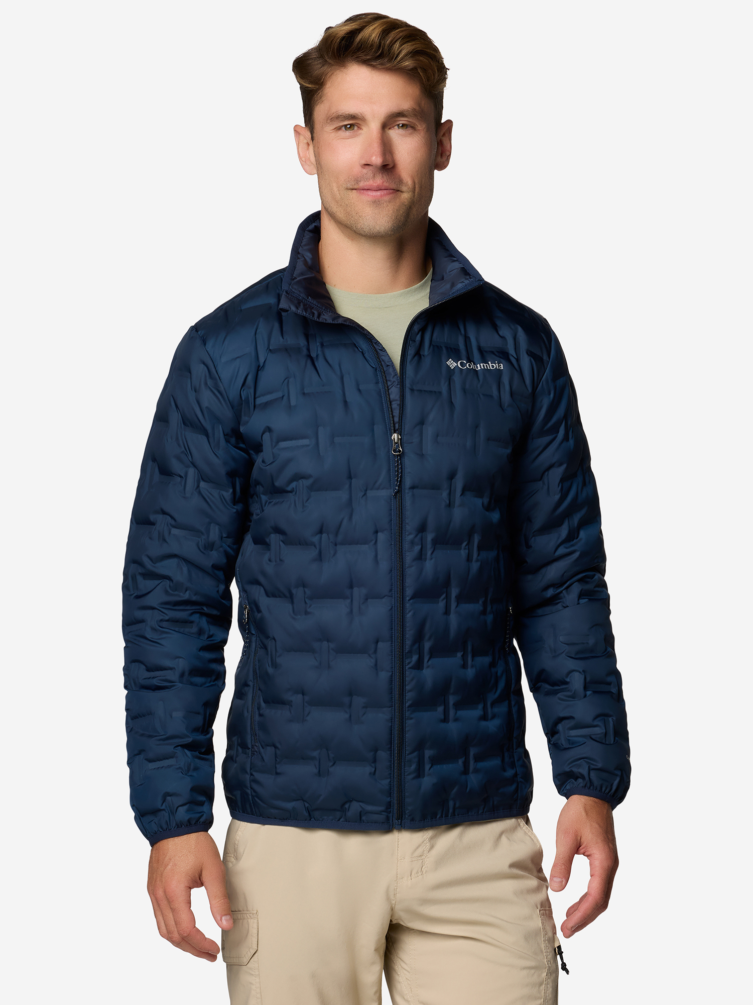 Изображение товара Мужской пуховик Columbia Delta Ridge II Down Jacket темно-синий утепленный водоотталкивающий Изображение товара Мужской пуховик Columbia Delta Ridge II Down Jacket темно-синий утепленный водоотталкивающий