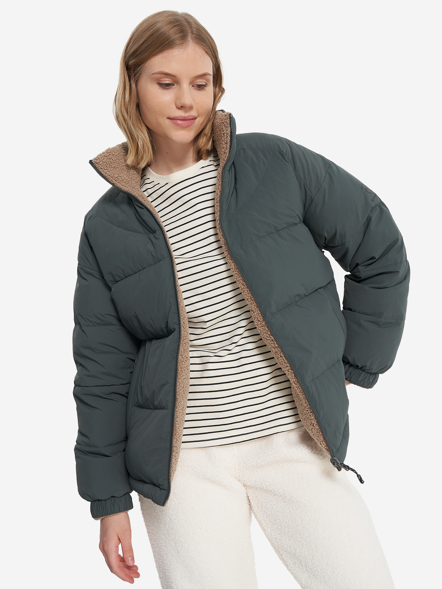 

Пуховик двусторонний женский Northland, Серый