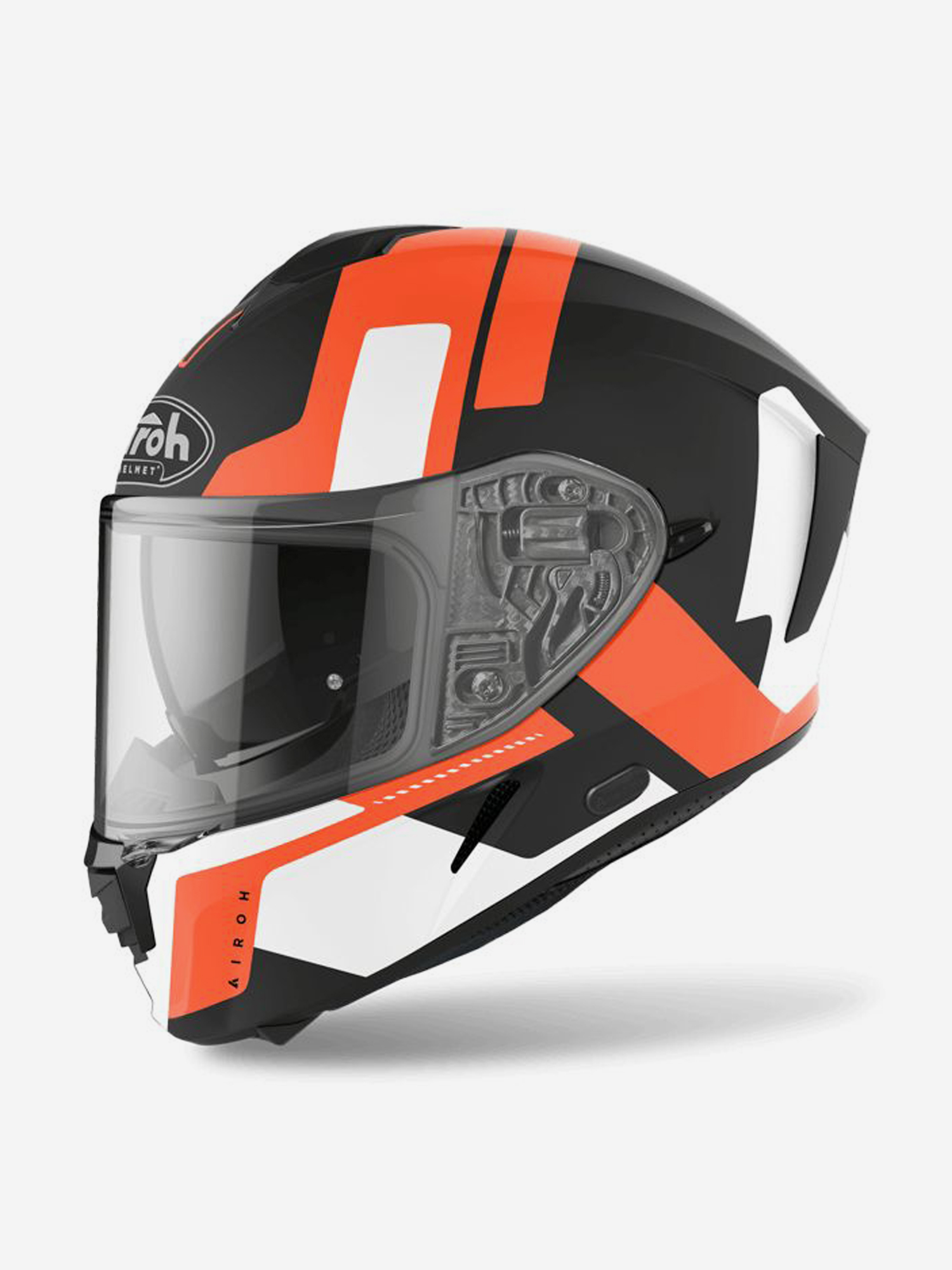 

Мотошлем интеграл Airoh SPARK SHOGUN Orange Matt, Черный