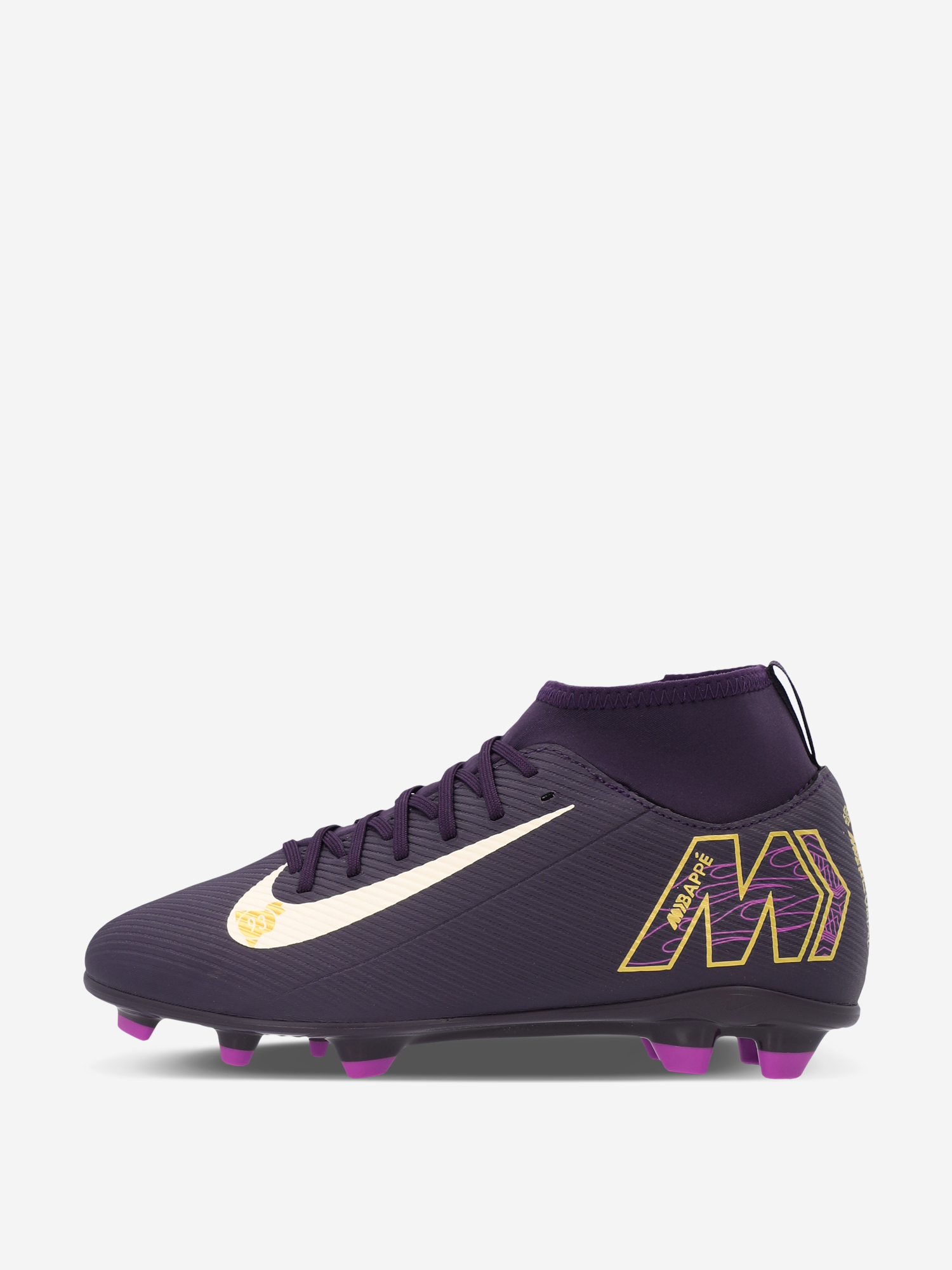 Бутсы Nike Superfly 10 Club KM FG/MG, фиолетовый, арт. hf6283n06-500