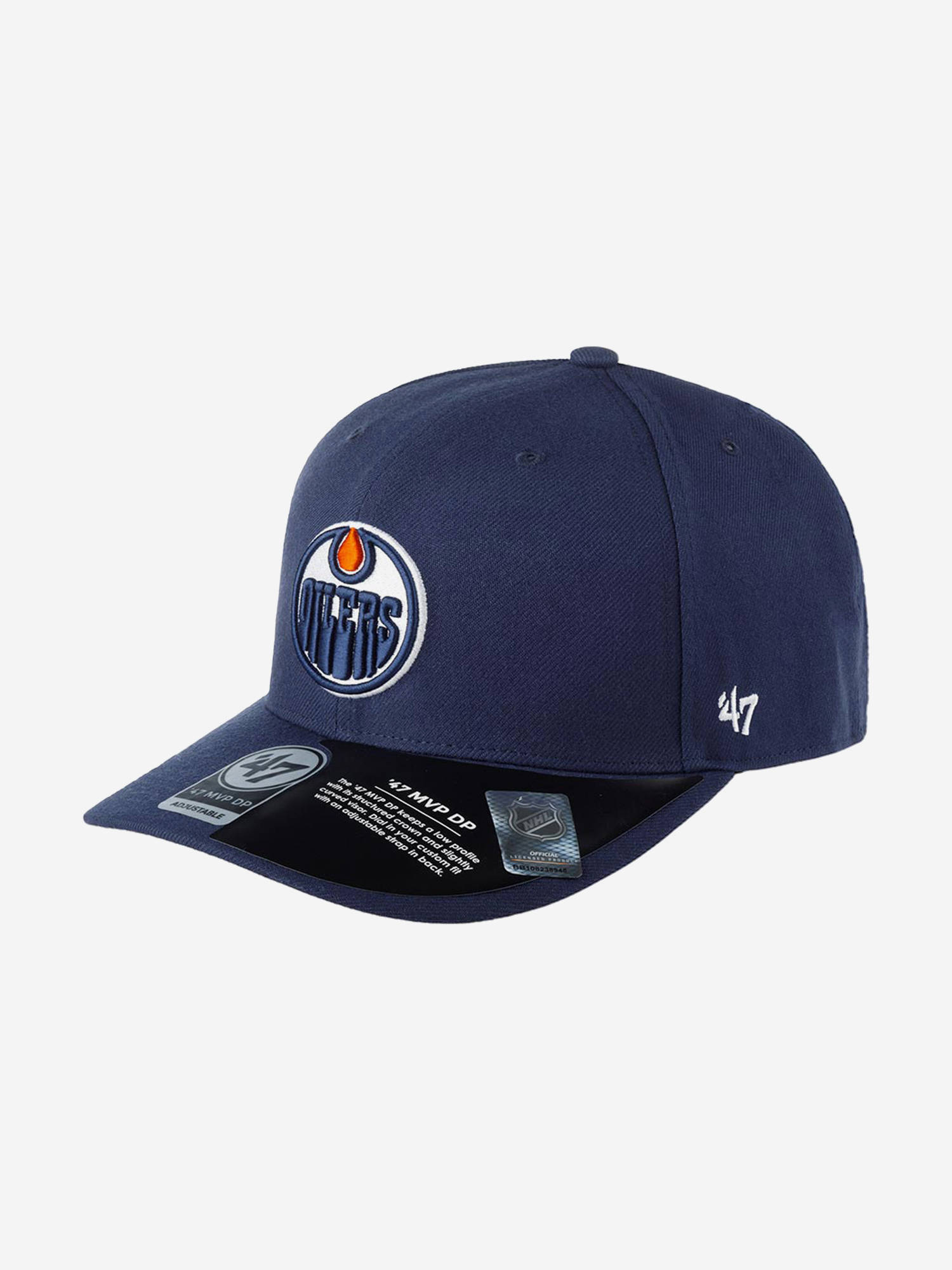 

Бейсболка 47 BRAND H-CLZOE06WBP Edmonton Oilers NHL (синий), Синий