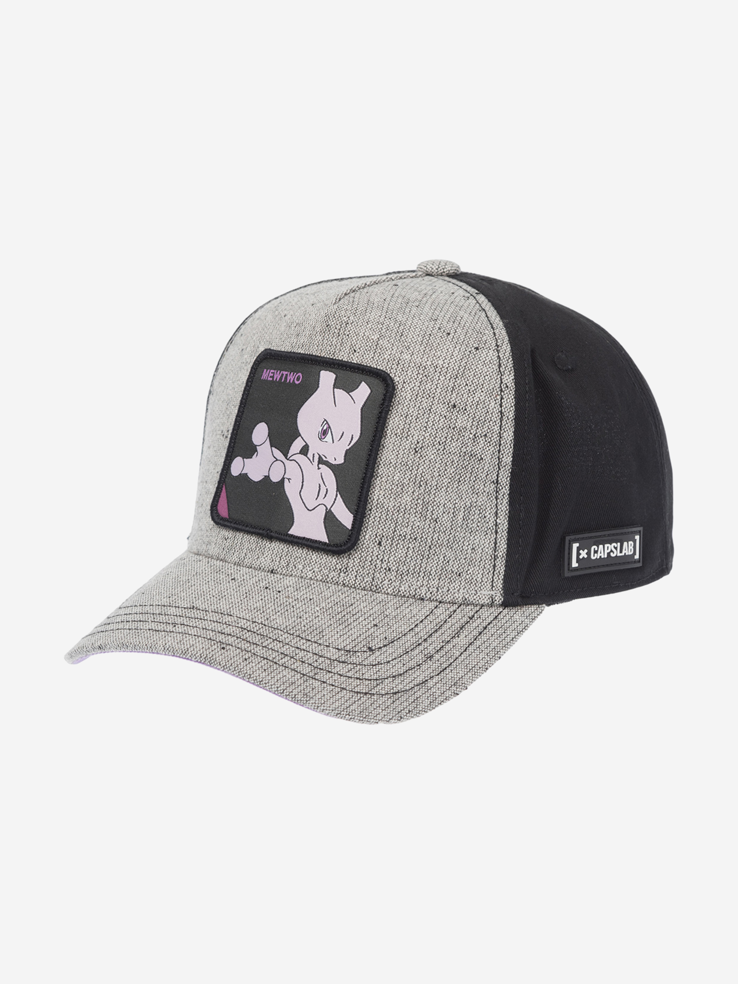 

Бейсболка CAPSLAB CL/PKM6/1/PCT/MEW Pokemon Mewtwo (серый), Серый